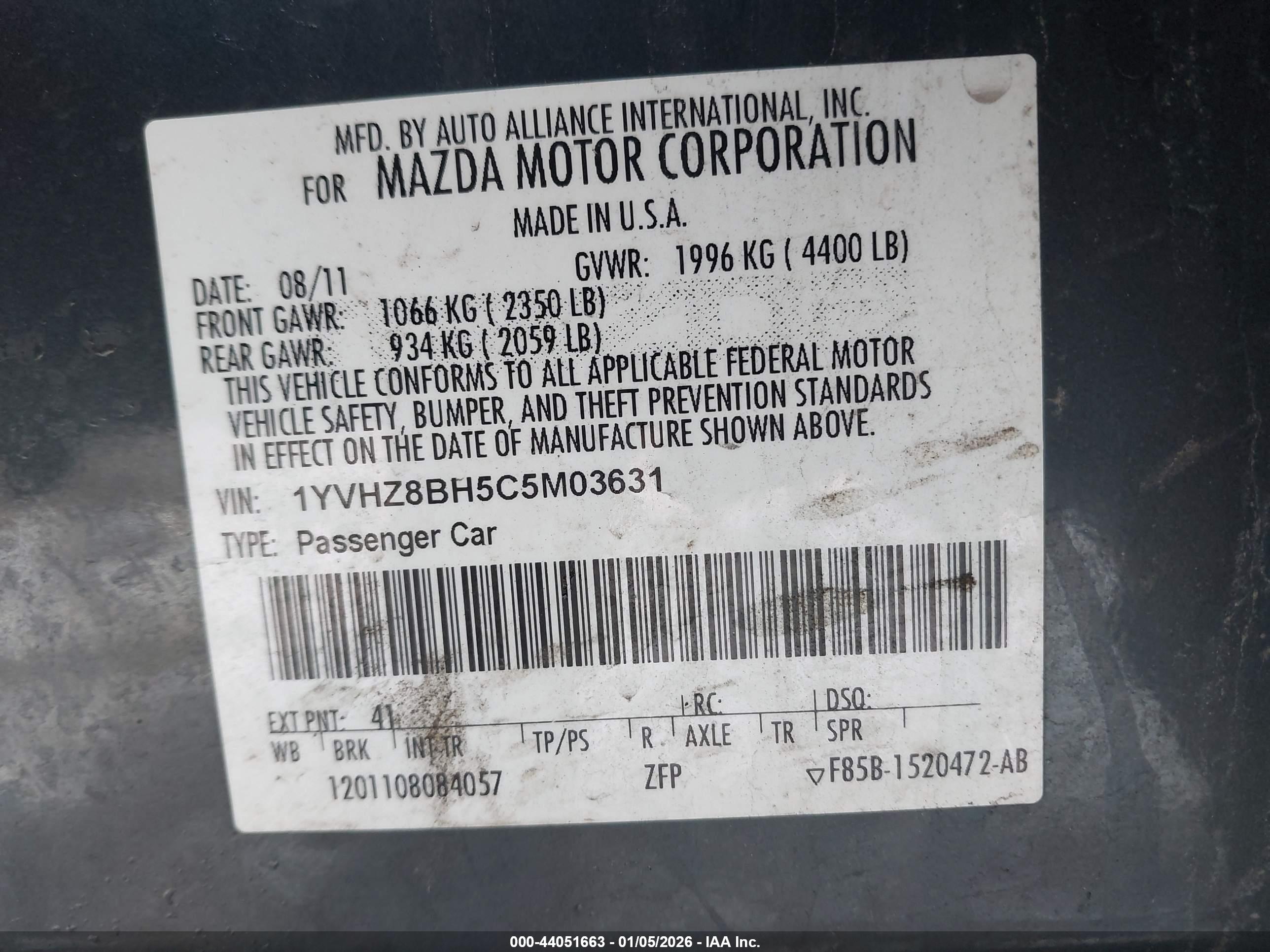 MAZDA MAZDA6 image 9