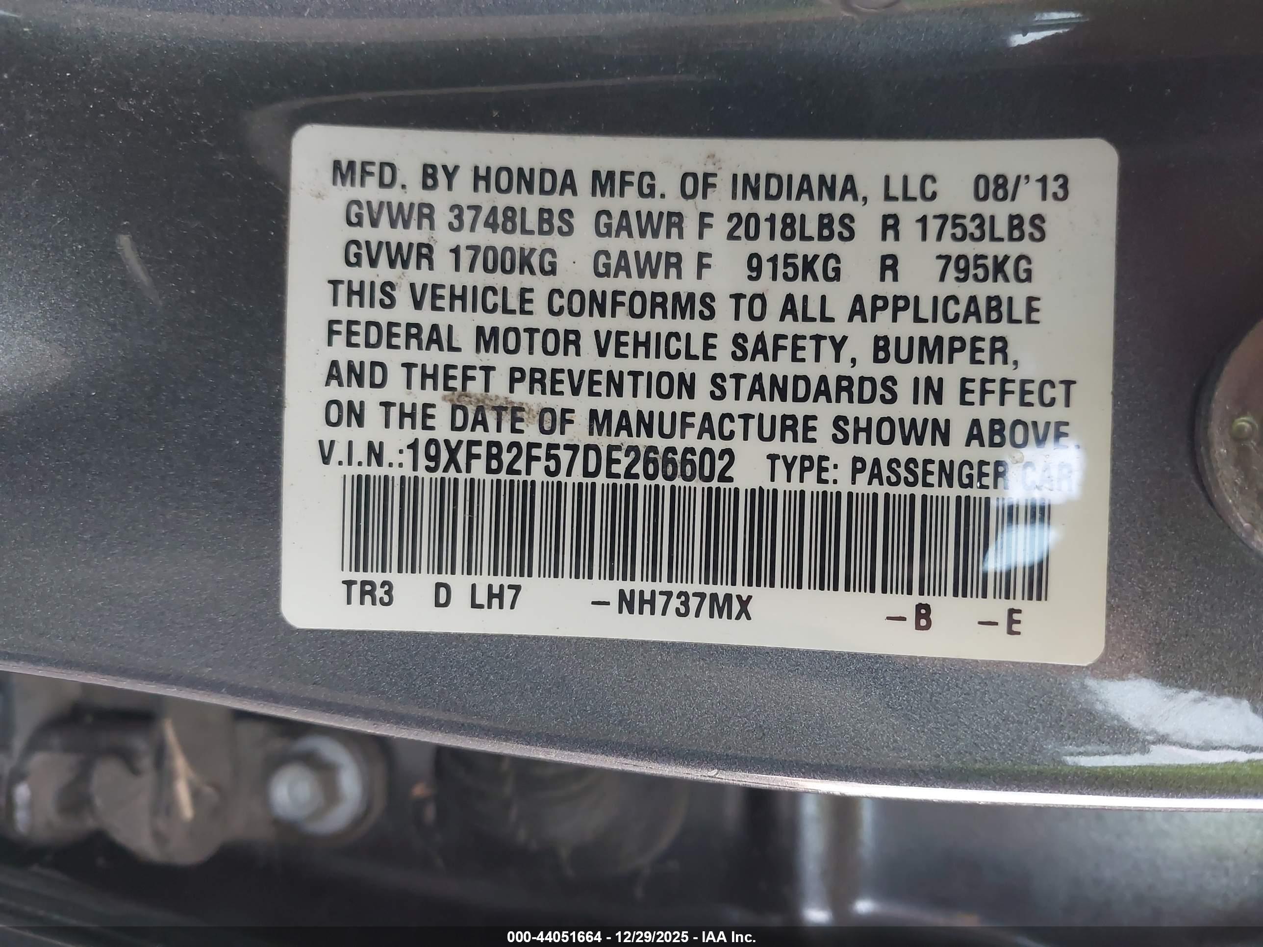 HONDA CIVIC image 9
