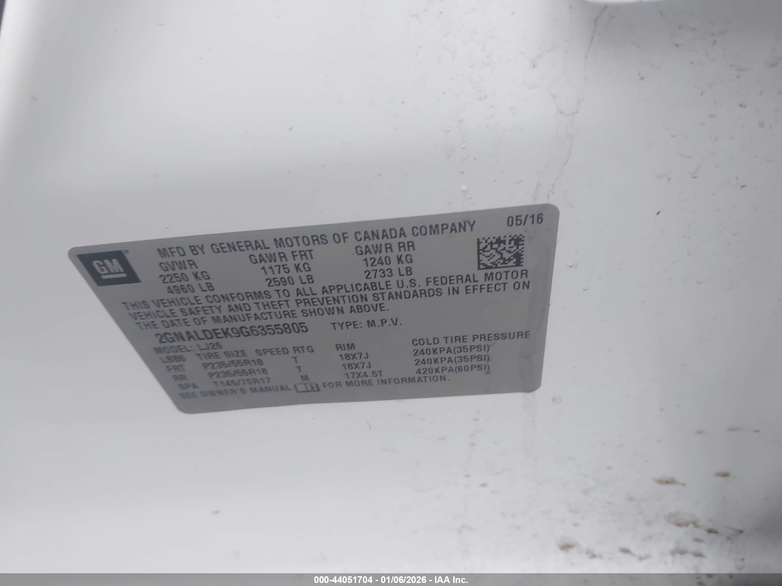 CHEVROLET EQUINOX image 9