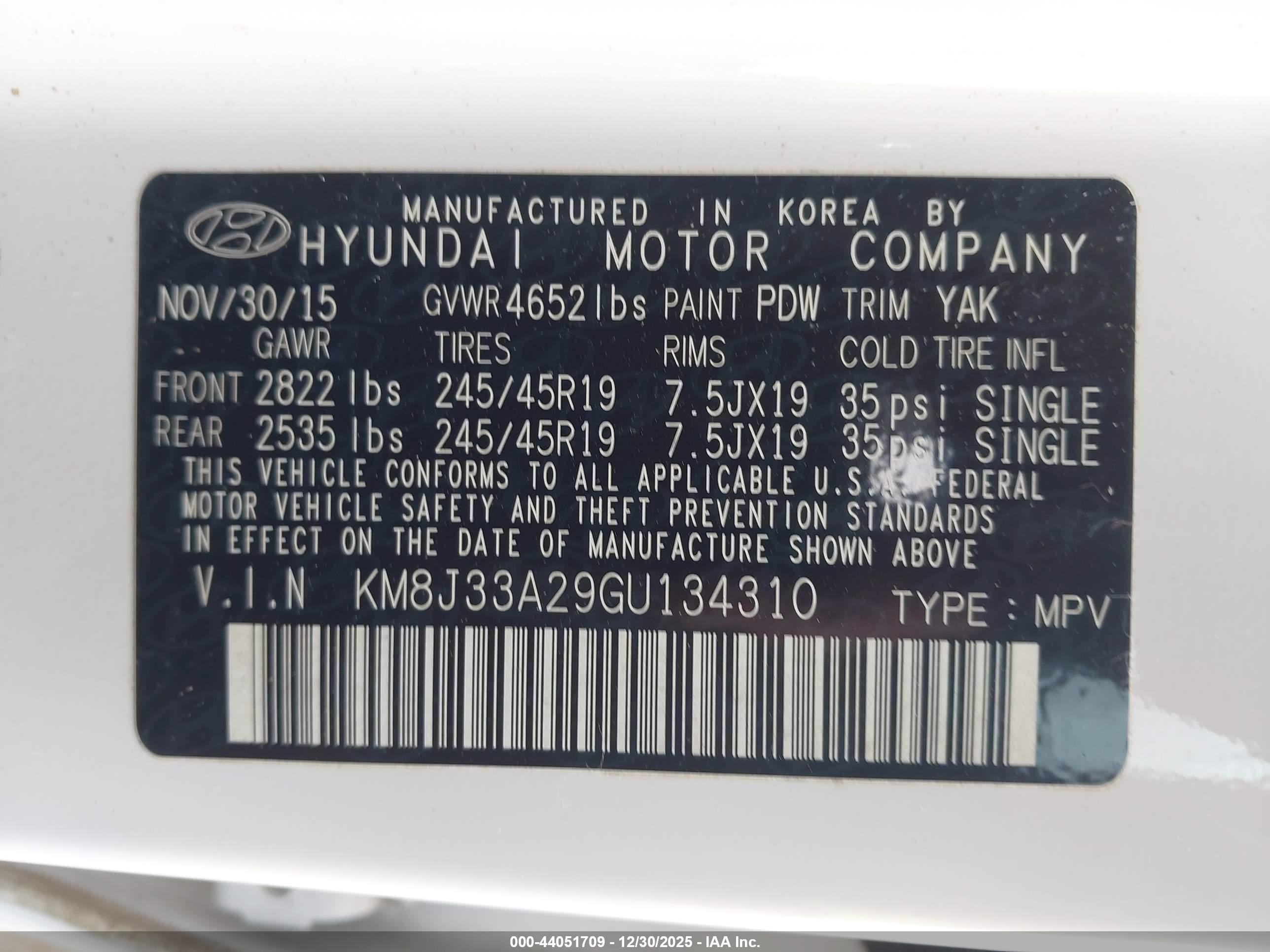 HYUNDAI TUCSON image 9