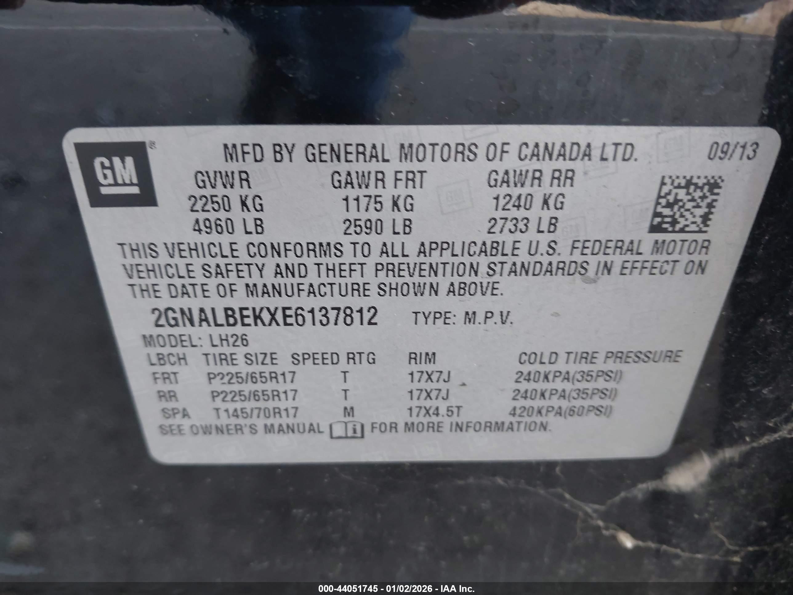 CHEVROLET EQUINOX image 9