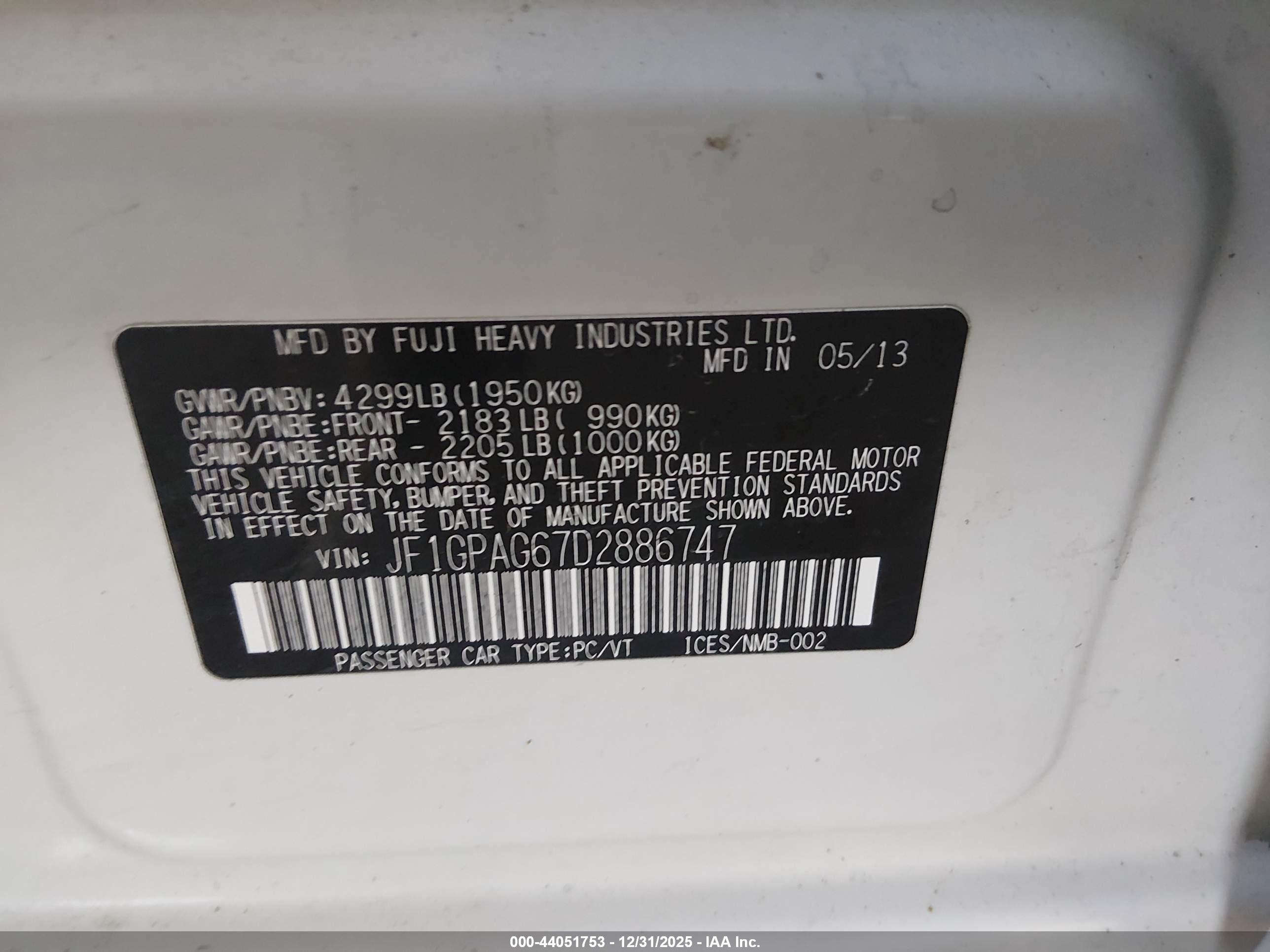 SUBARU IMPREZA image 9