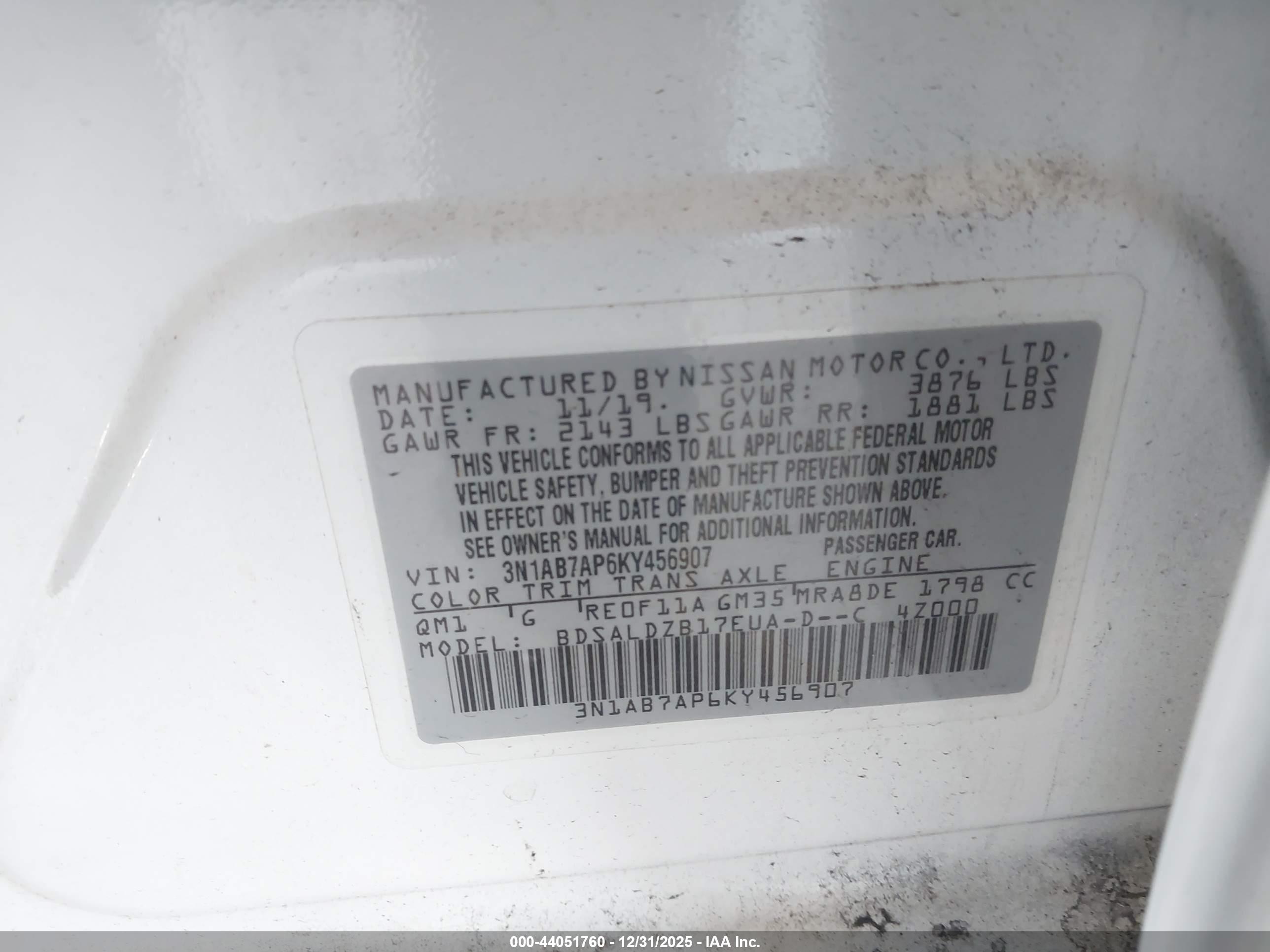 NISSAN SENTRA image 9