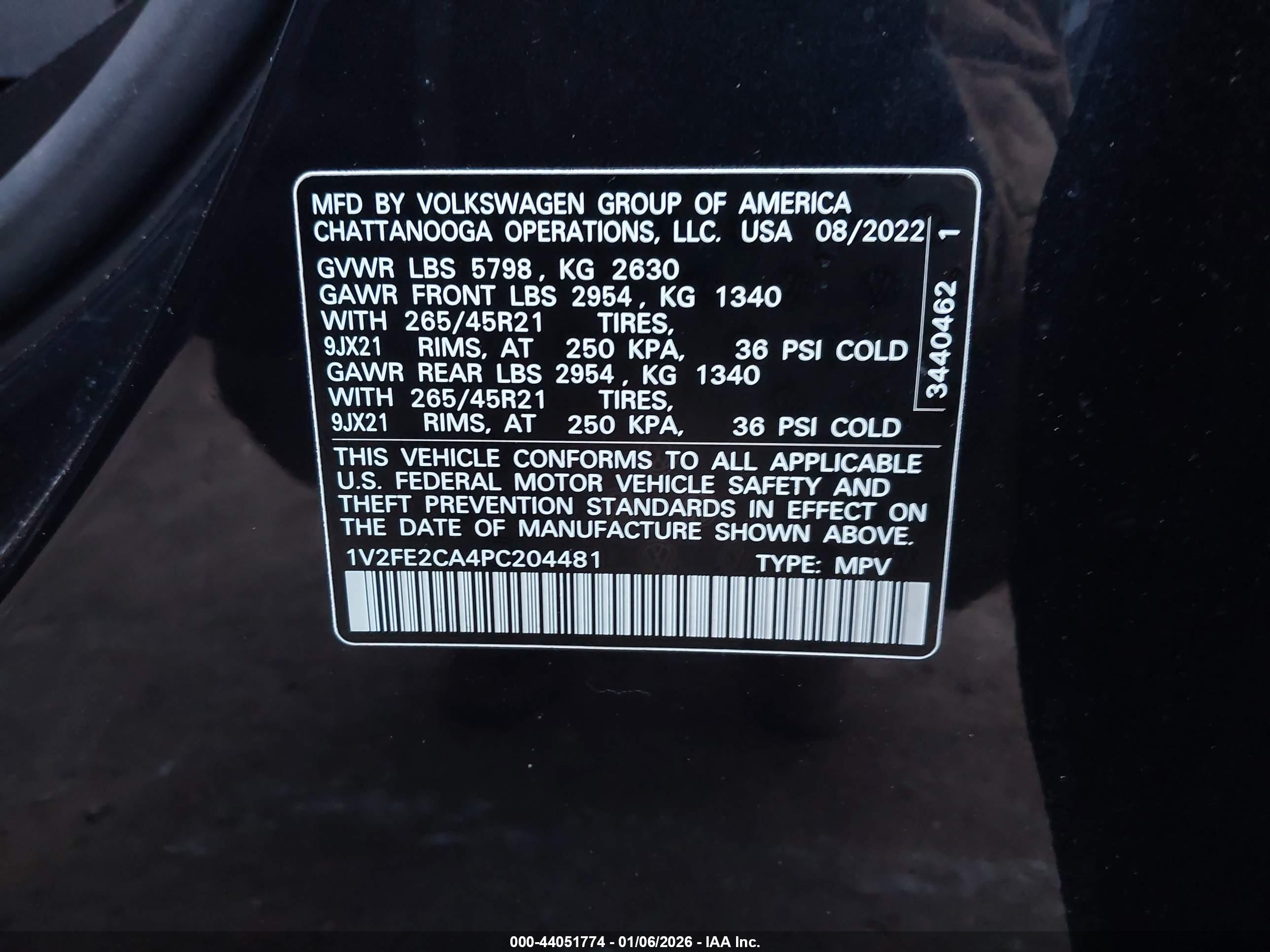 VOLKSWAGEN ATLAS image 9