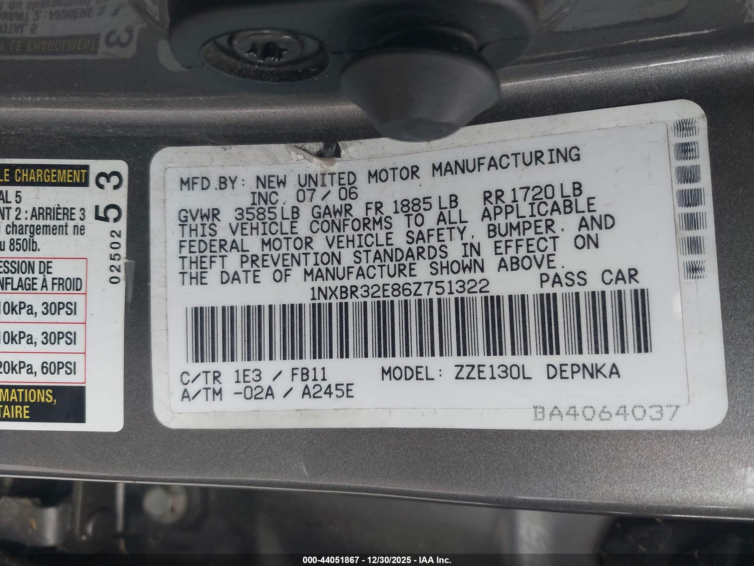 TOYOTA COROLLA image 9