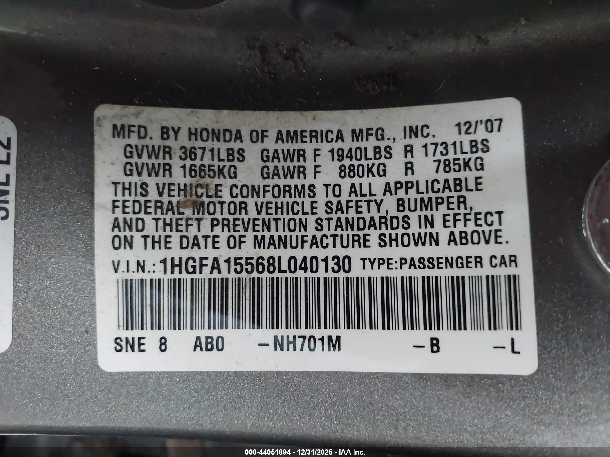 HONDA CIVIC image 9