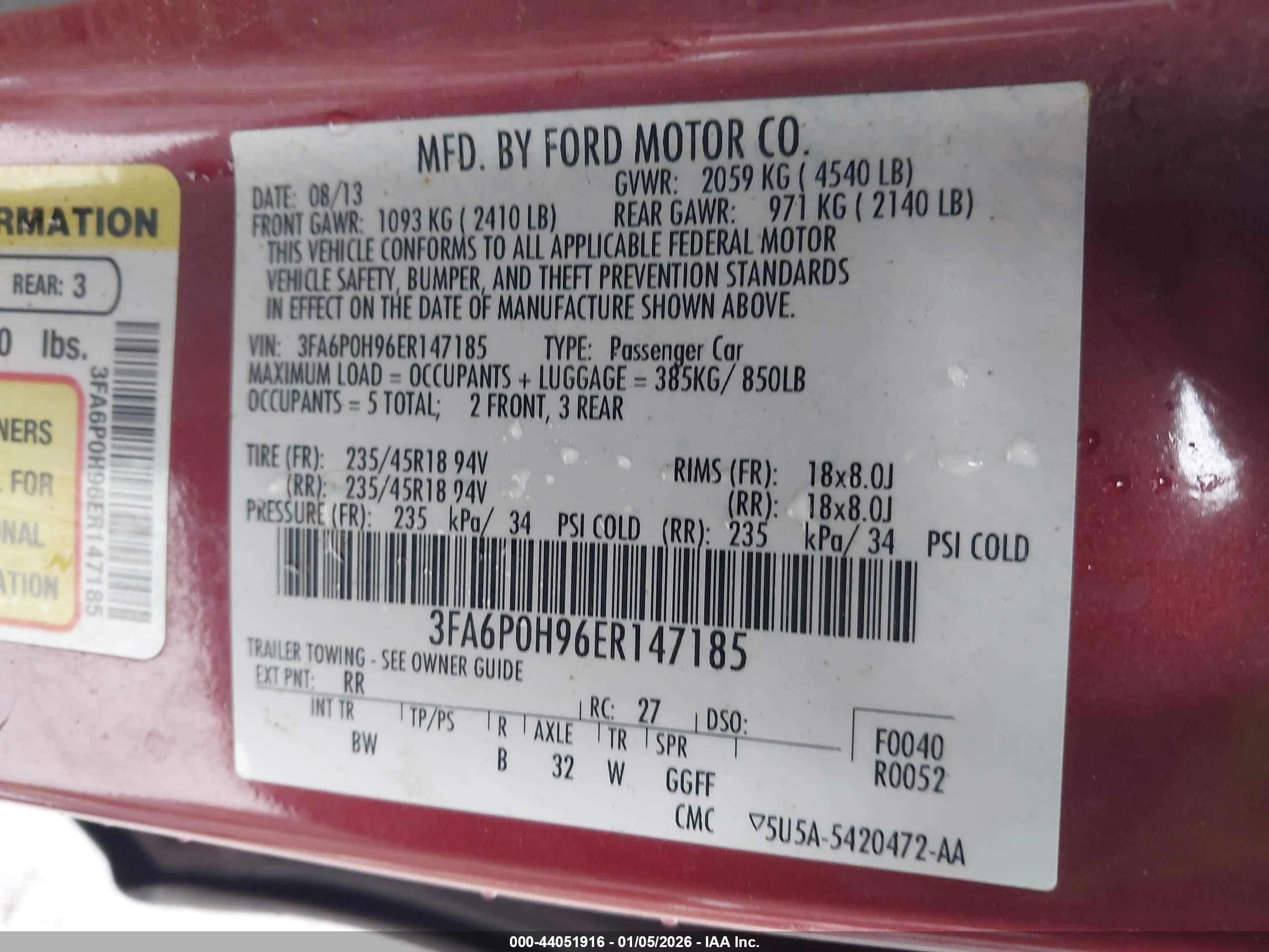 FORD FUSION image 9