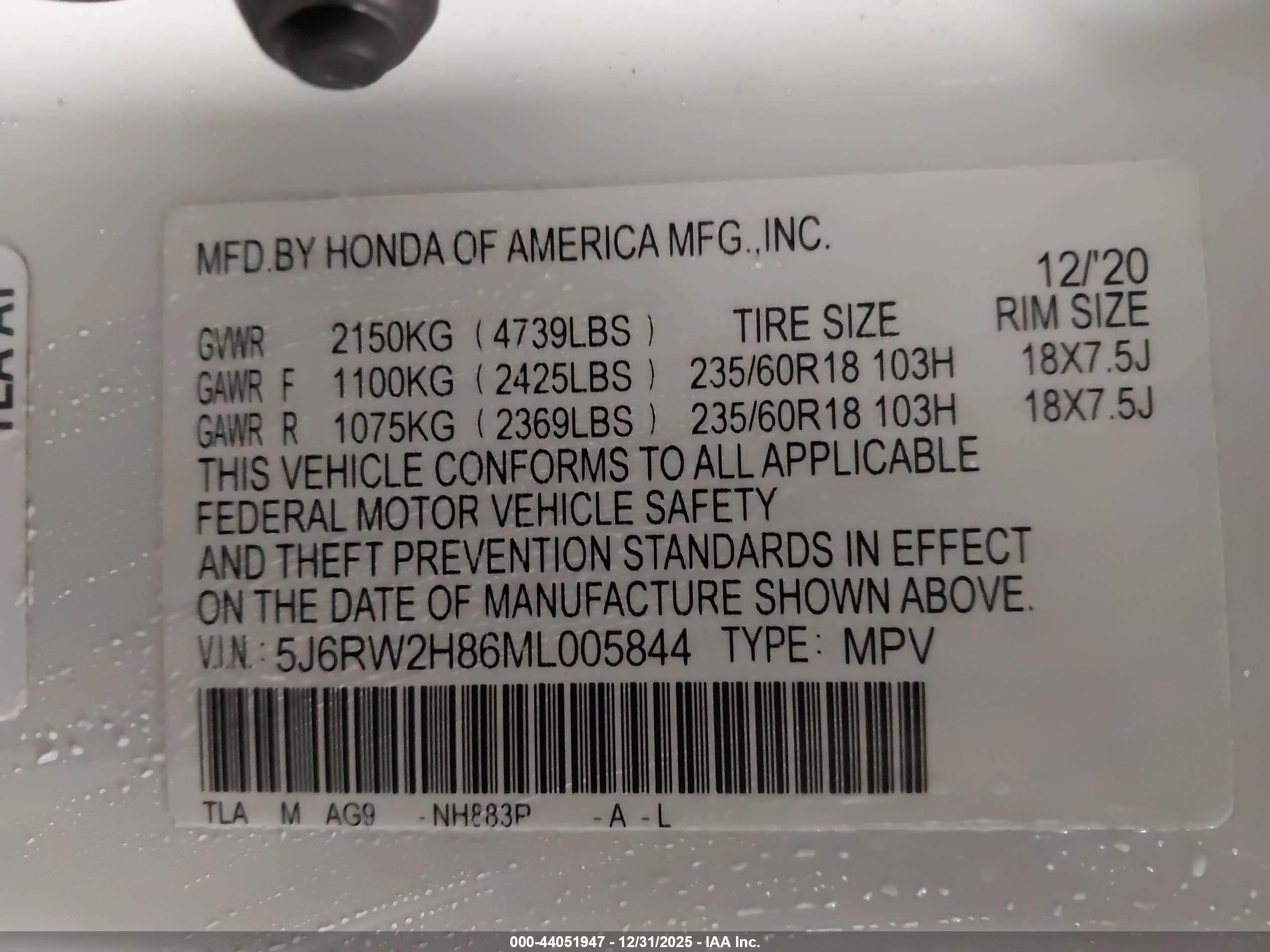 HONDA CR-V image 9