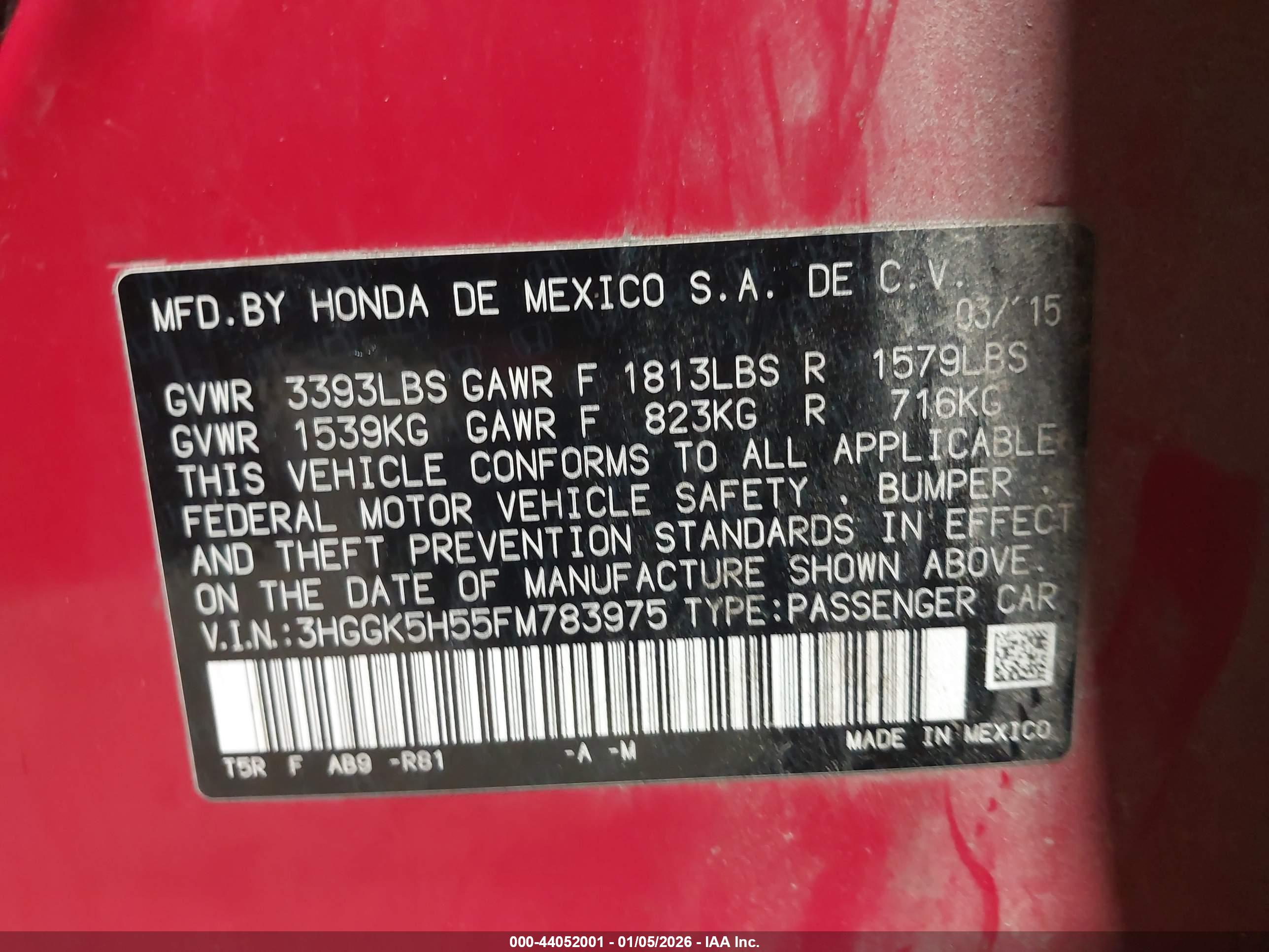 HONDA FIT image 9