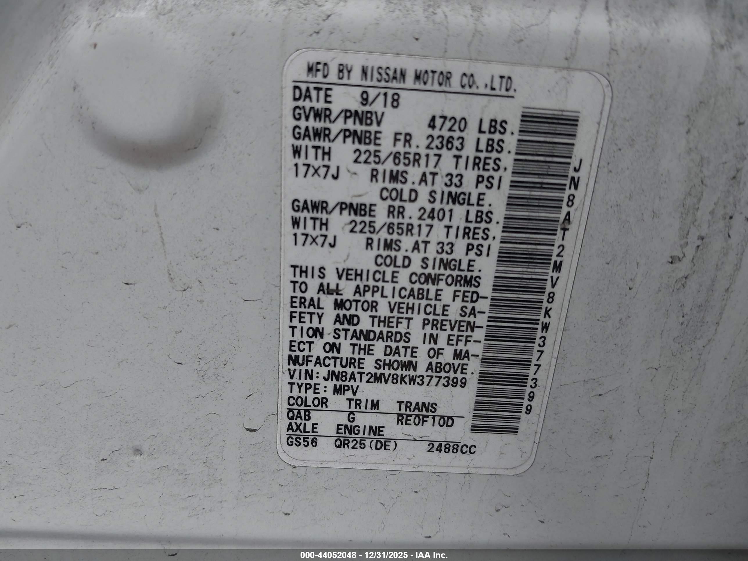 NISSAN ROGUE image 9