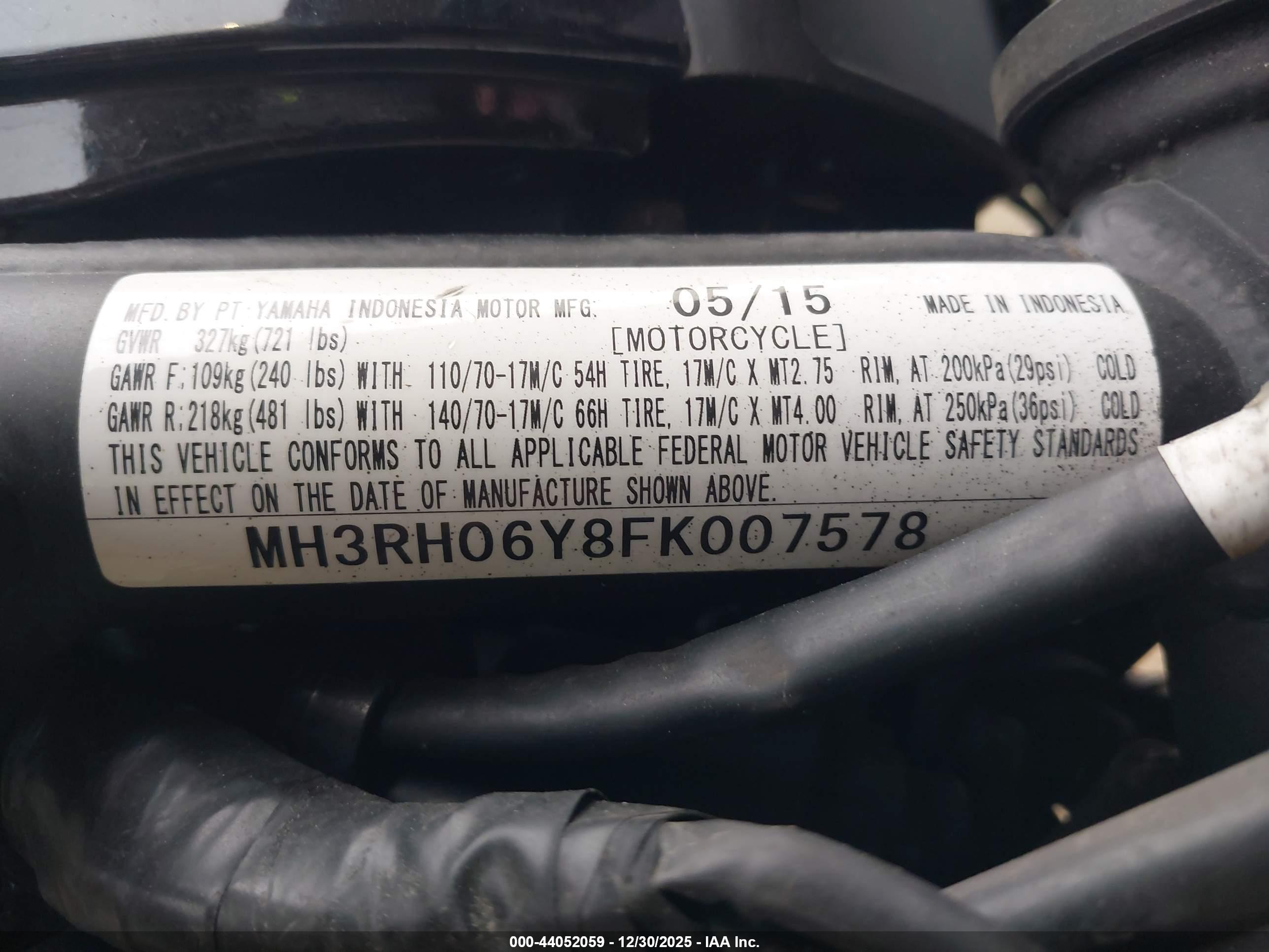 YAMAHA YZFR3 image 10