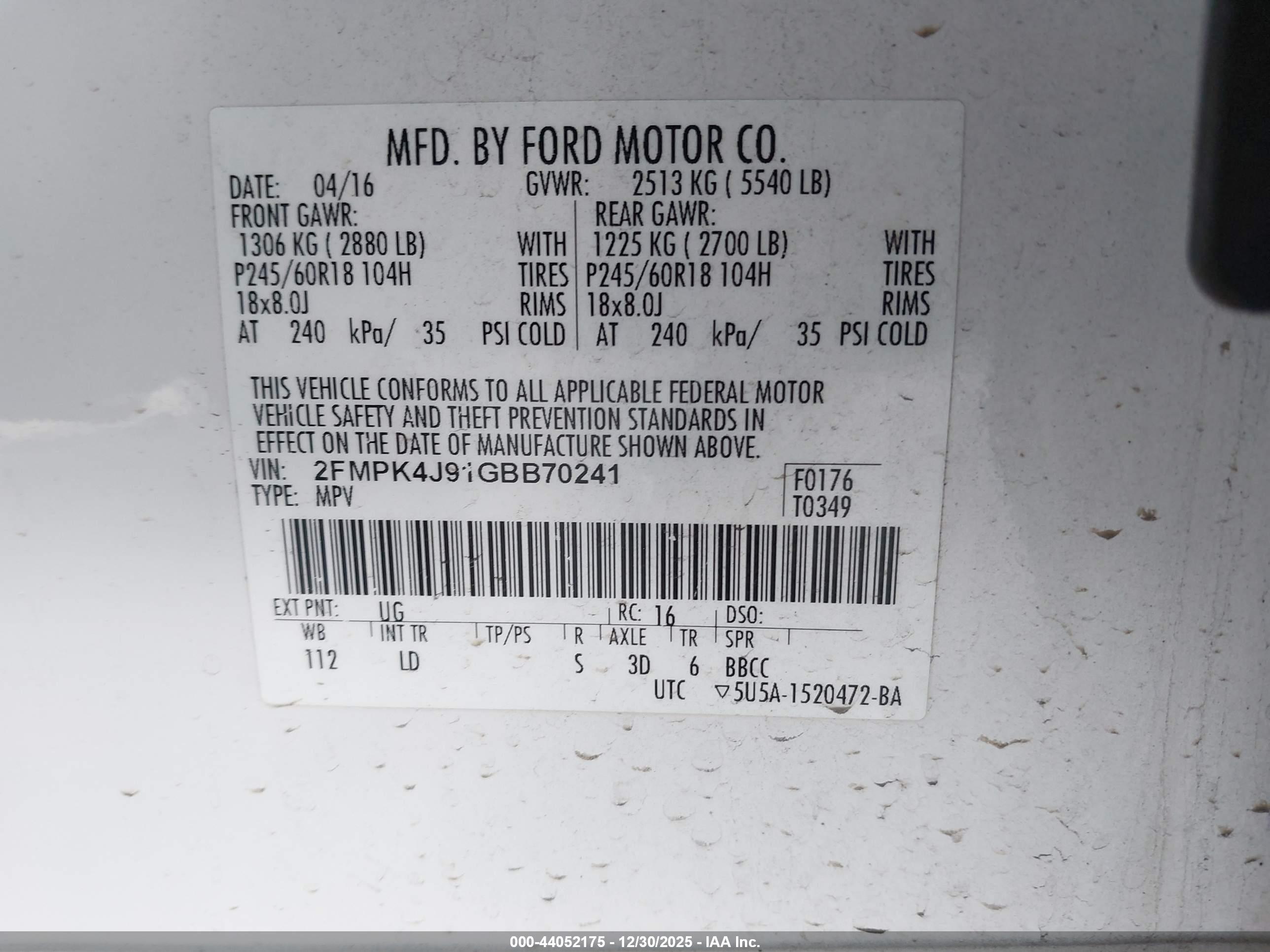 FORD EDGE image 9