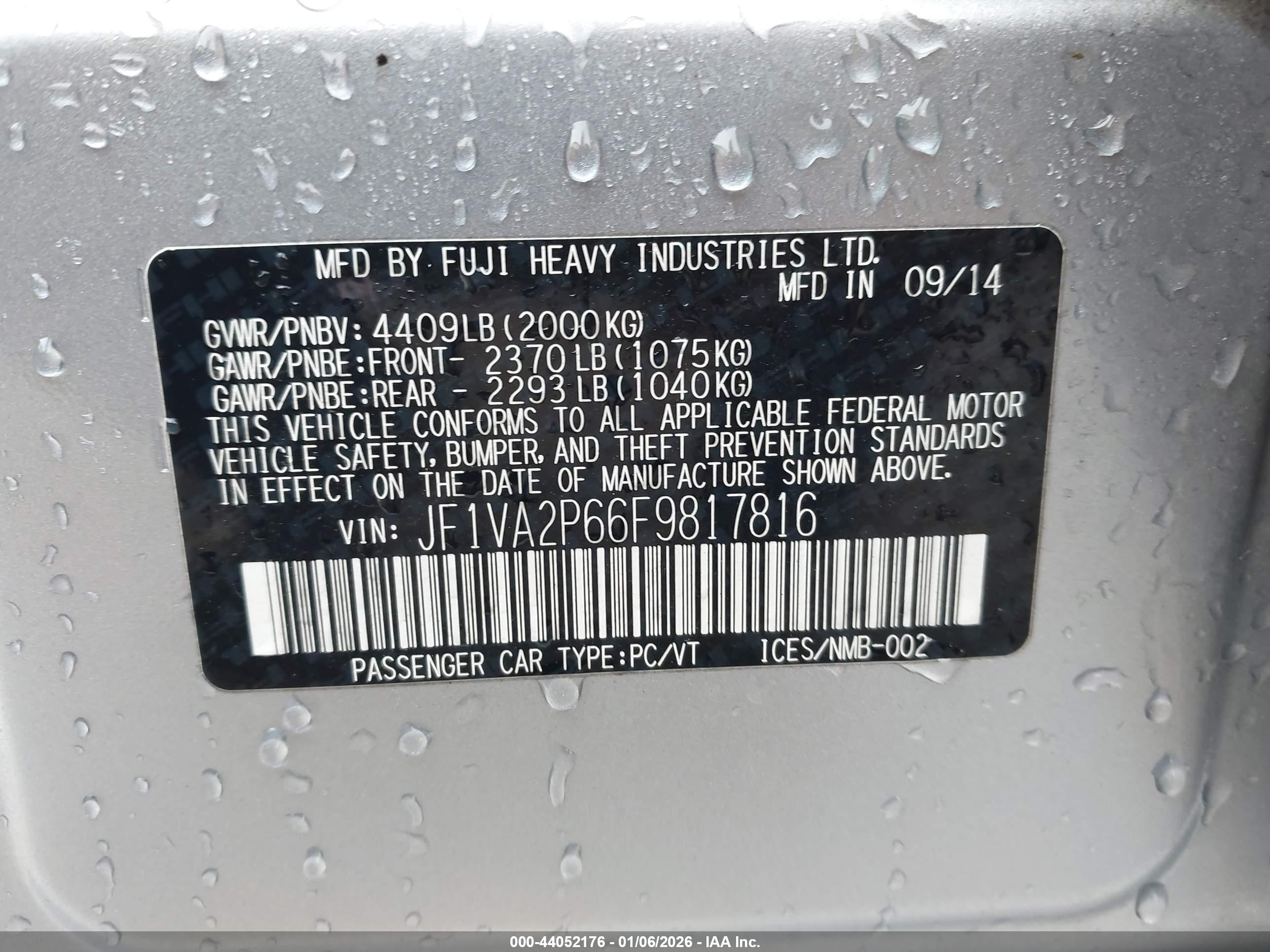 SUBARU WRX image 9