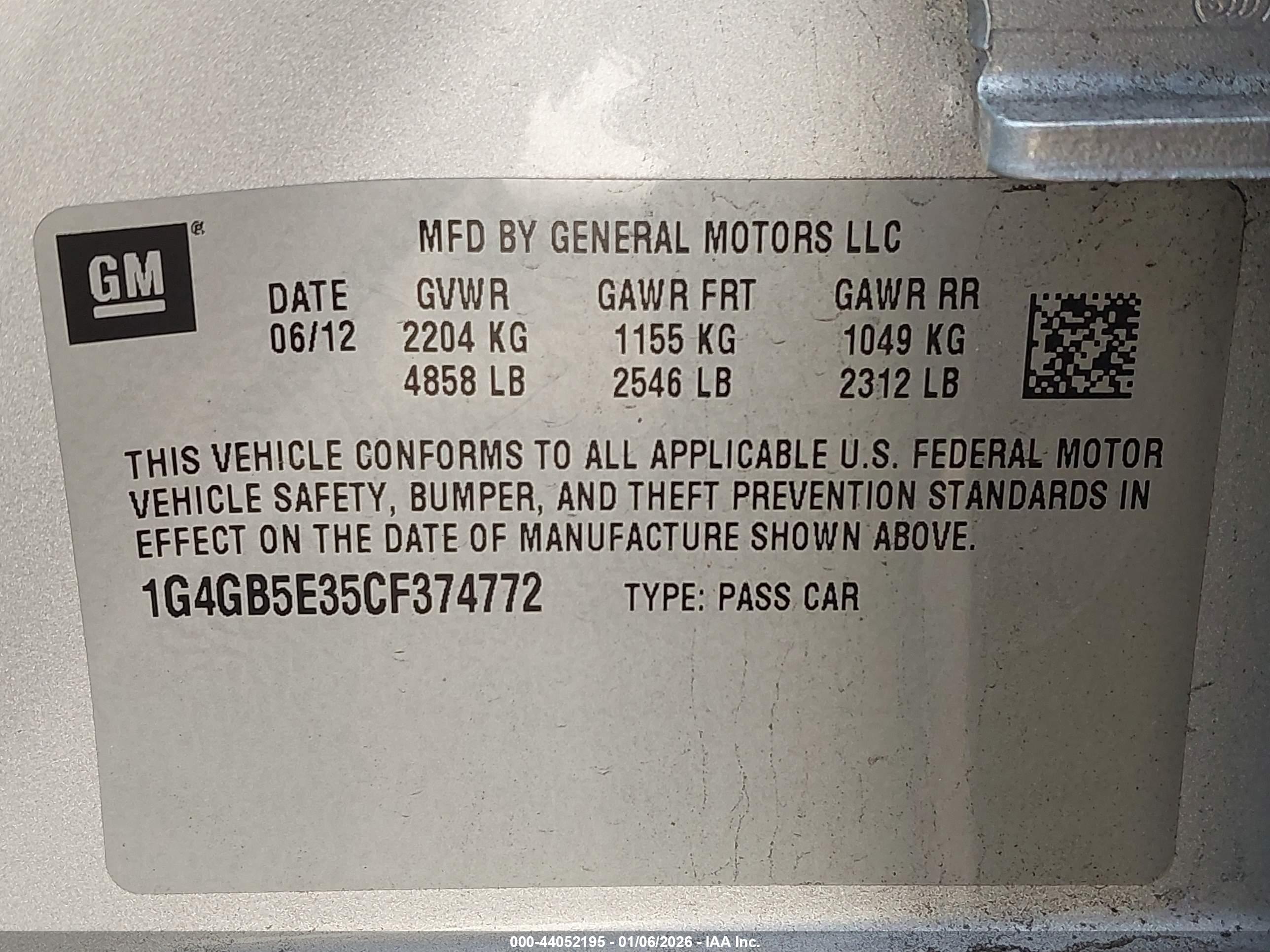 BUICK LACROSSE image 9