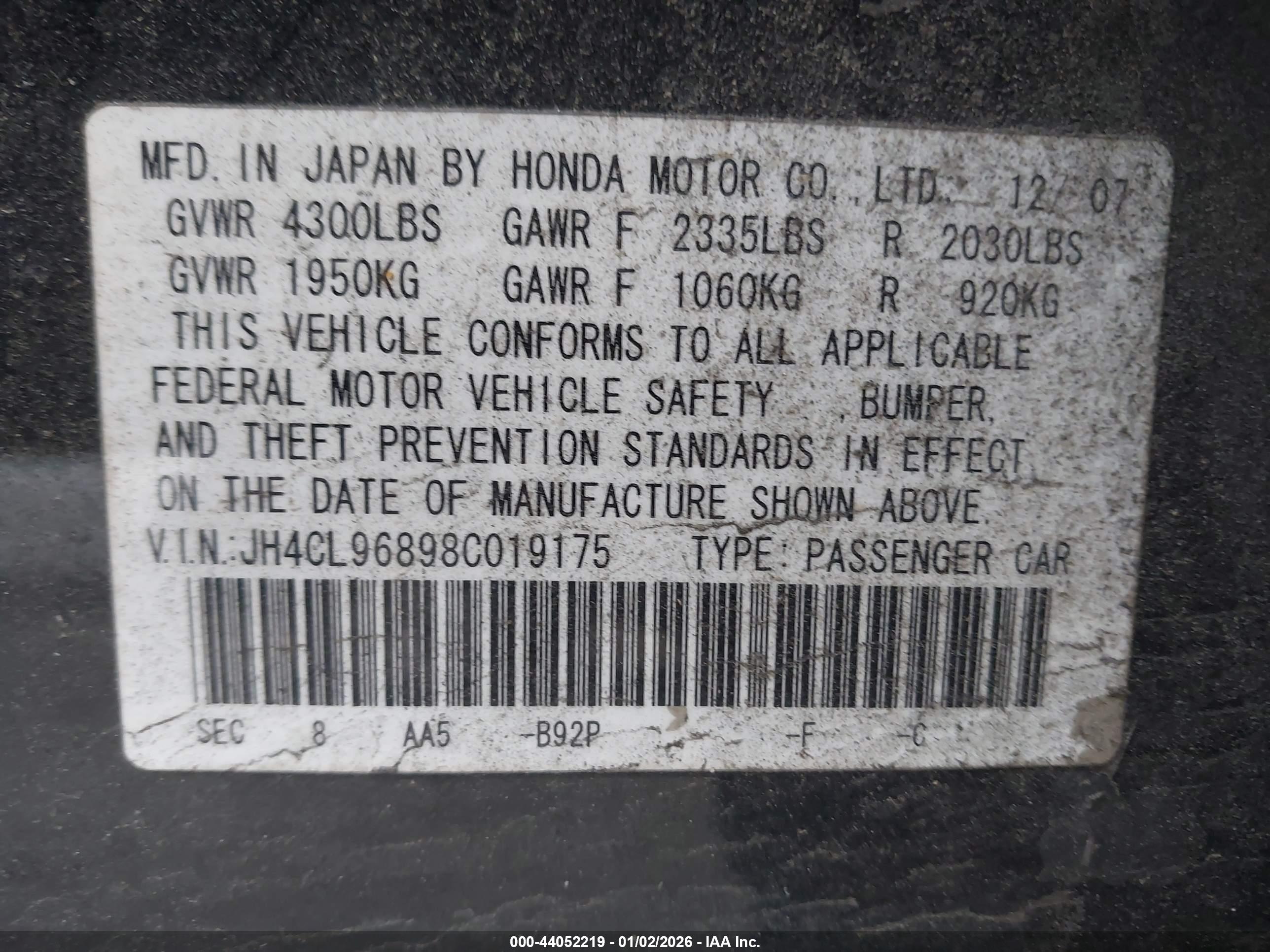 ACURA TSX image 9
