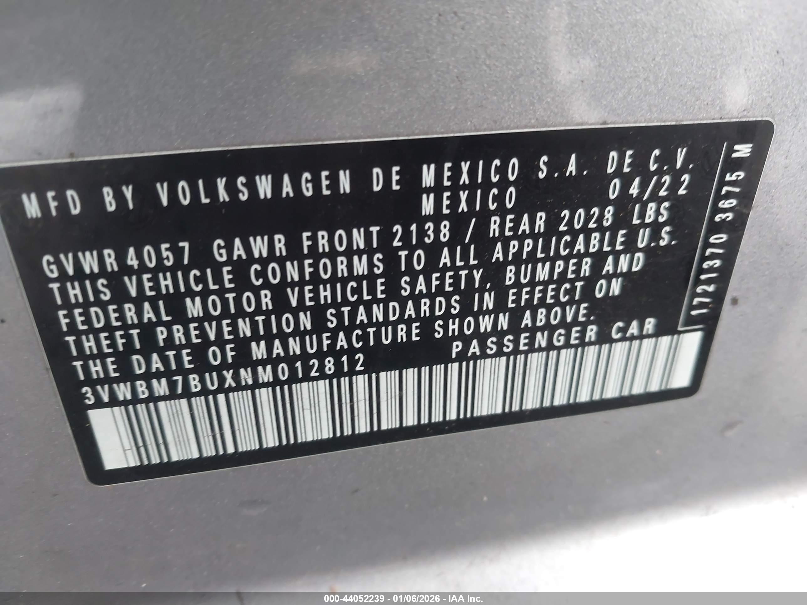 VOLKSWAGEN JETTA image 9