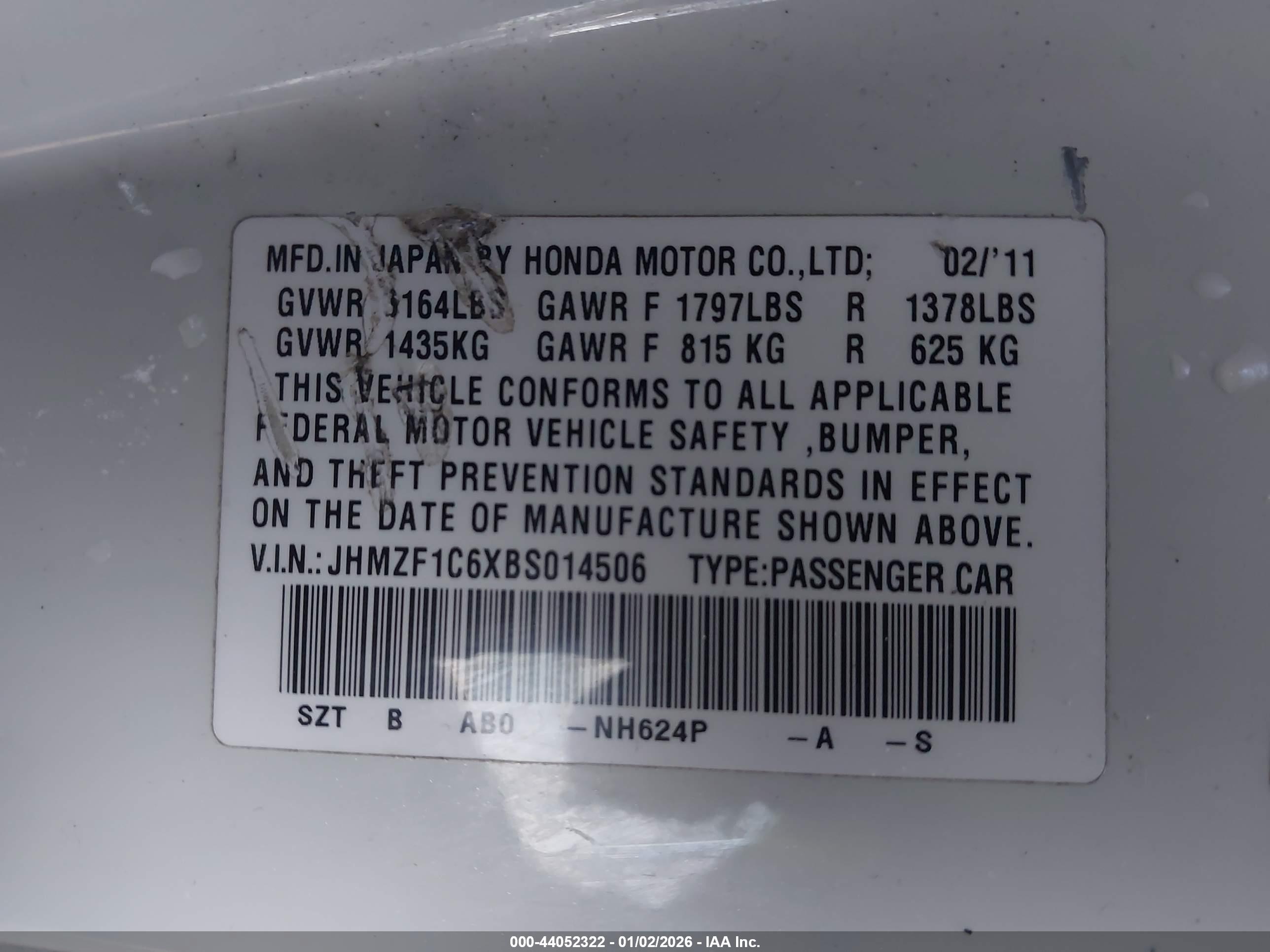 HONDA CR-Z image 9