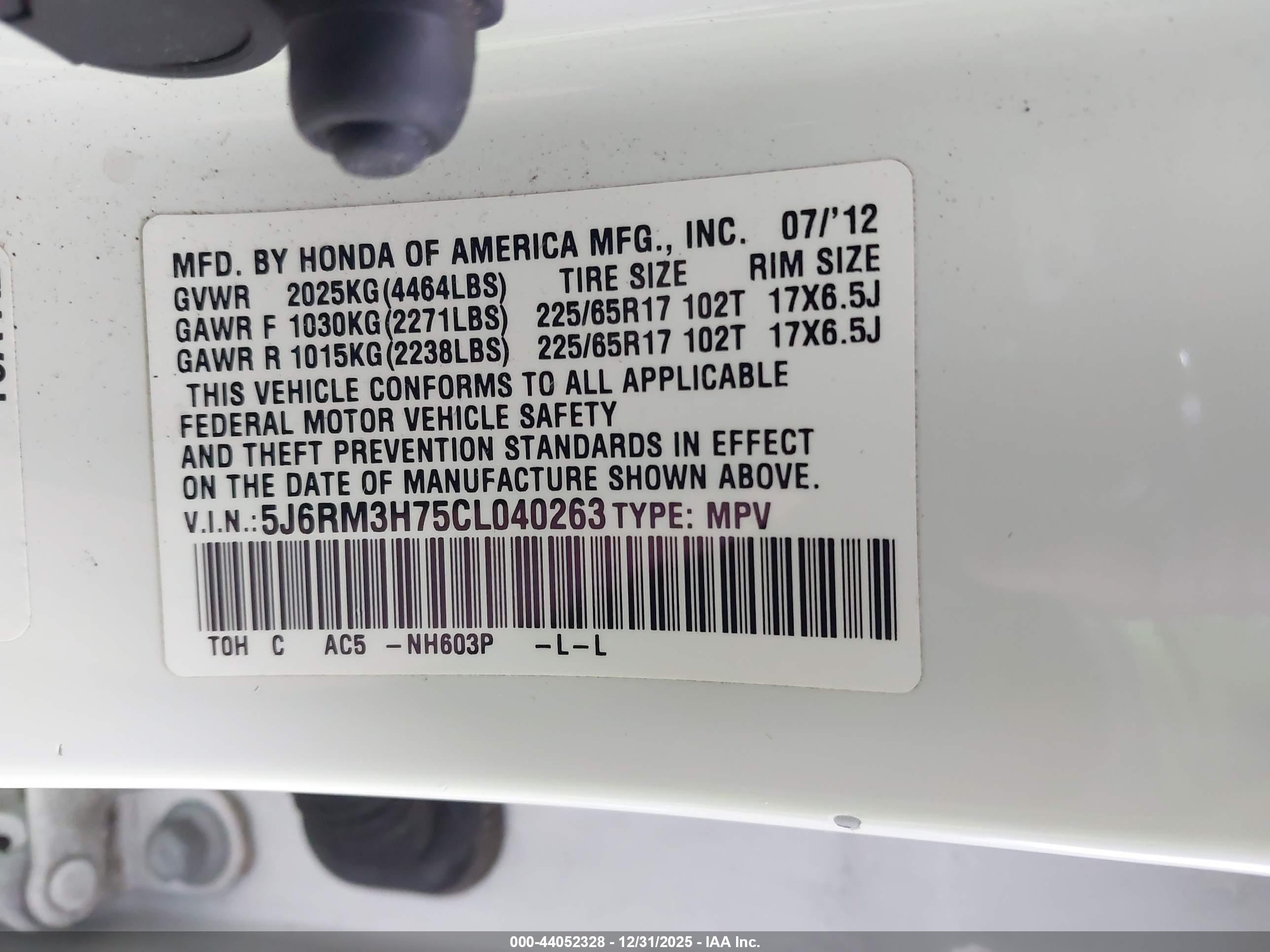 HONDA CR-V image 9
