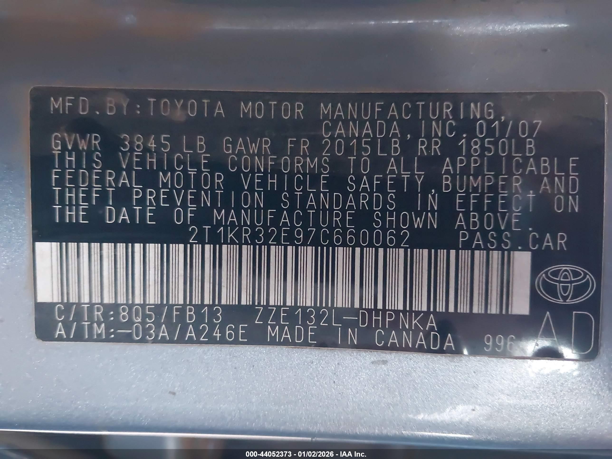 TOYOTA MATRIX image 9