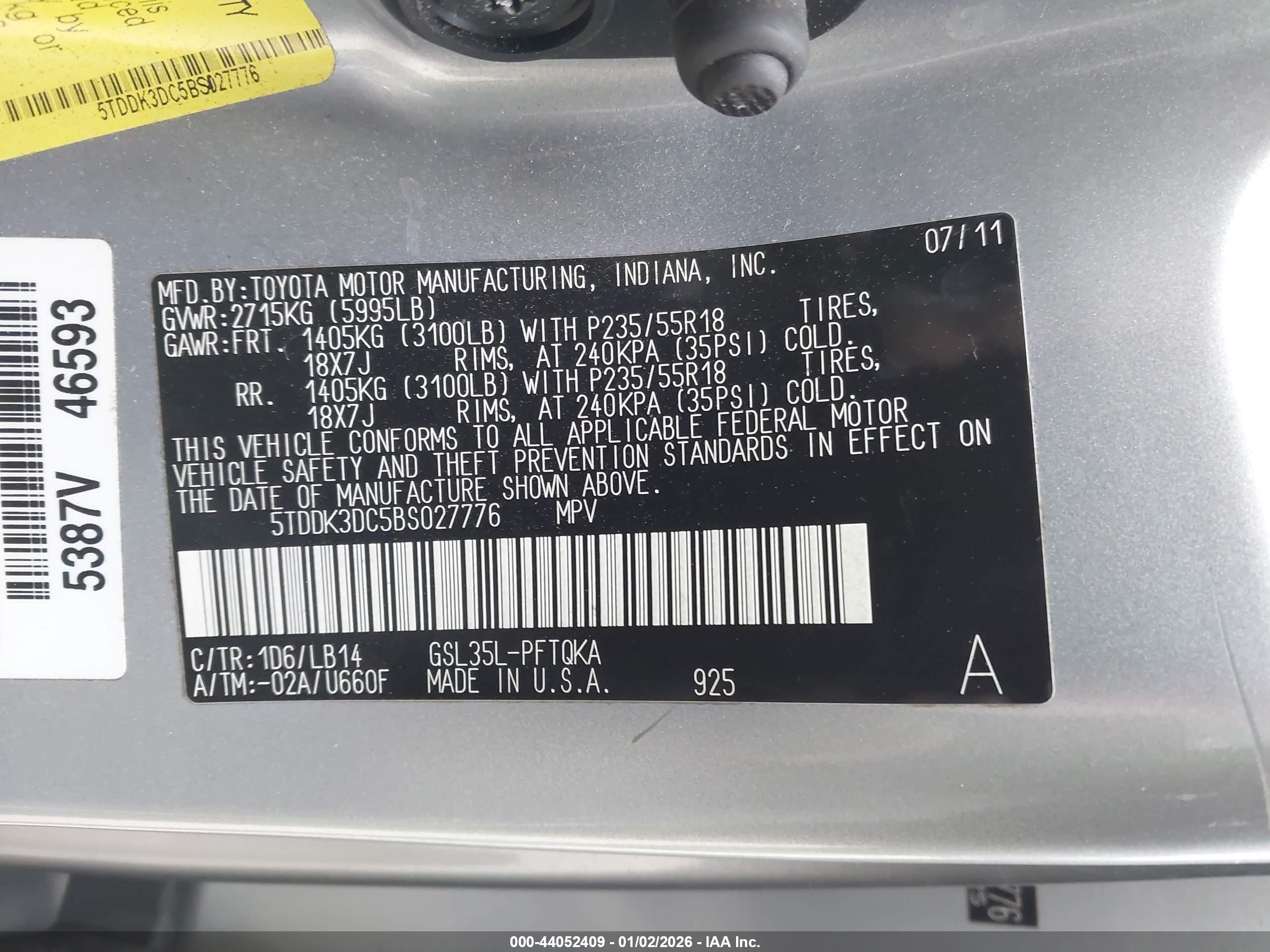 TOYOTA SIENNA image 9