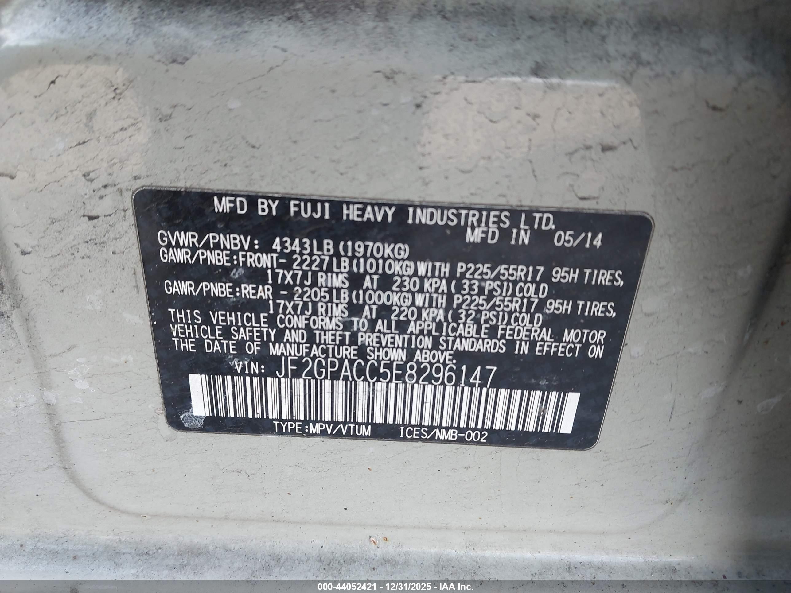 SUBARU XV image 9