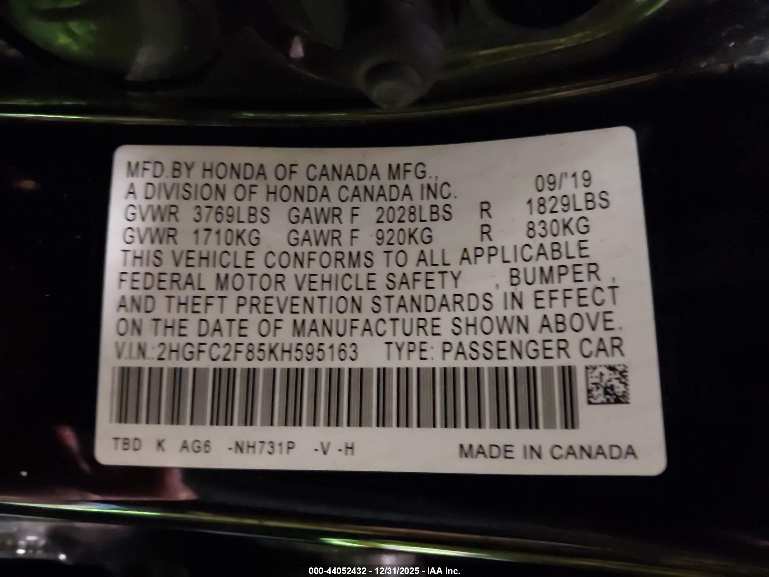 HONDA CIVIC image 9