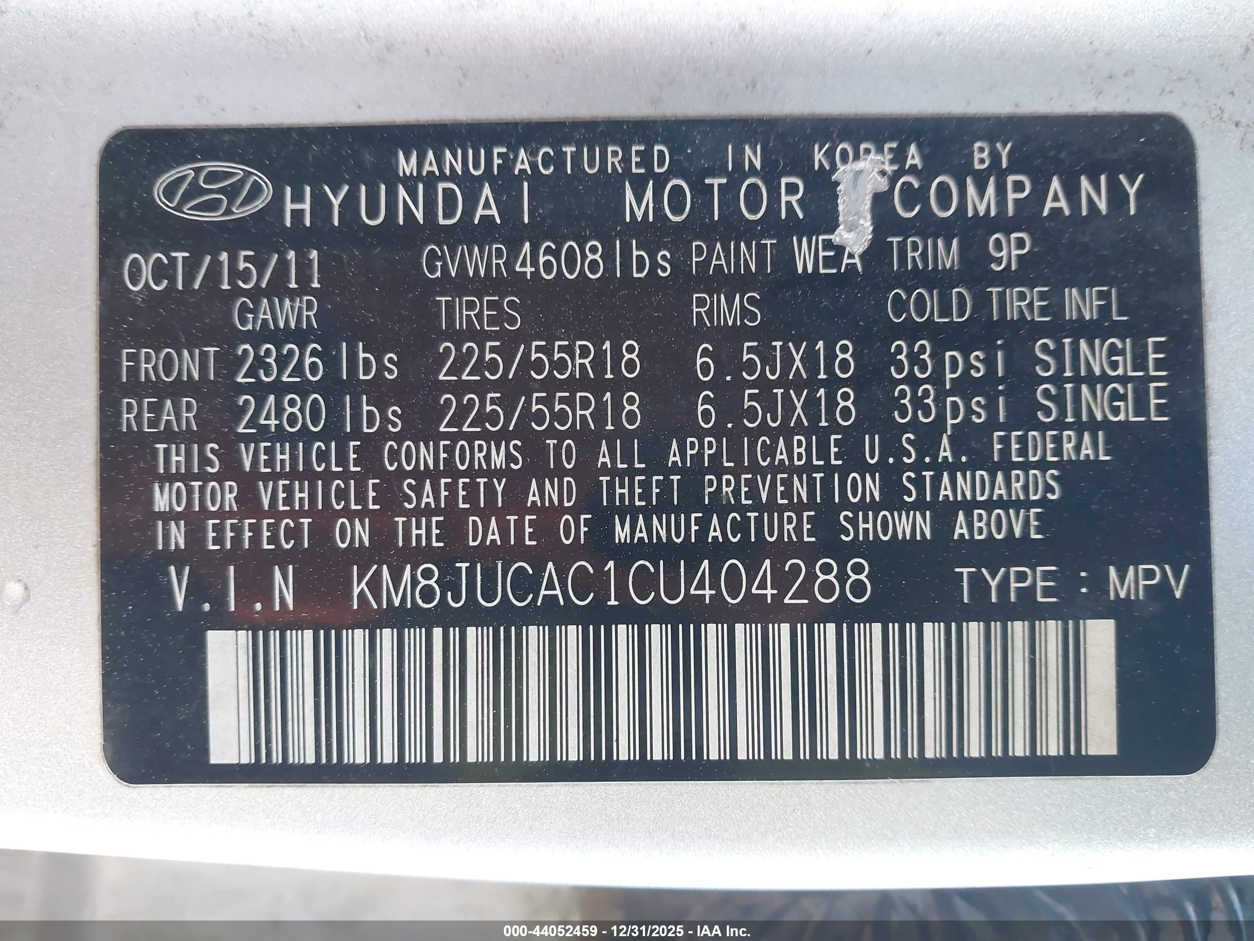 HYUNDAI TUCSON image 9