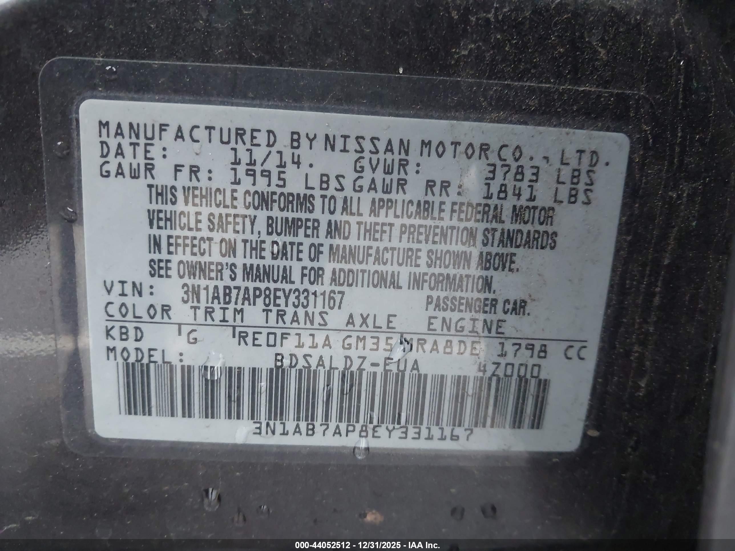 NISSAN SENTRA image 9