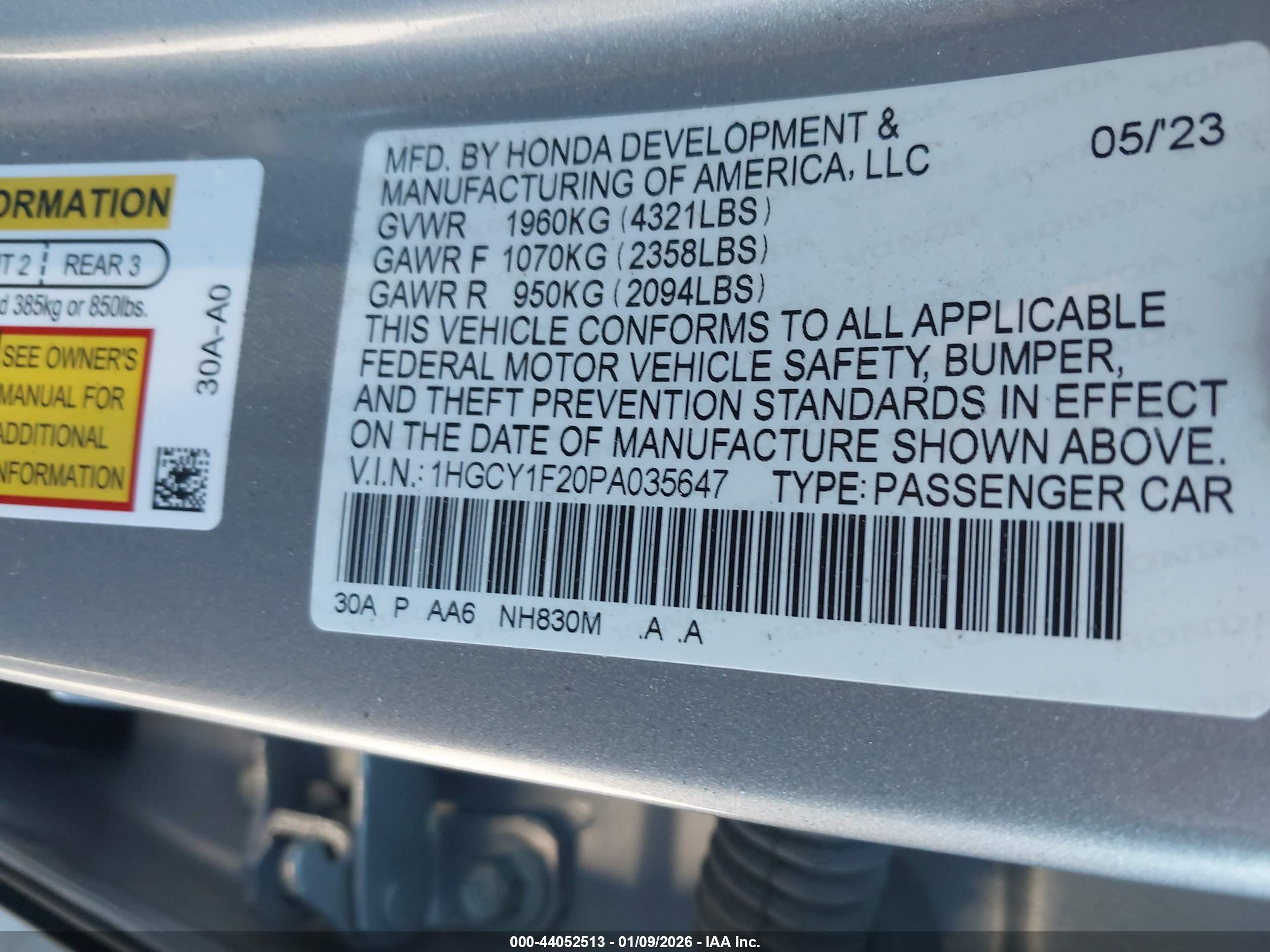 HONDA ACCORD image 9