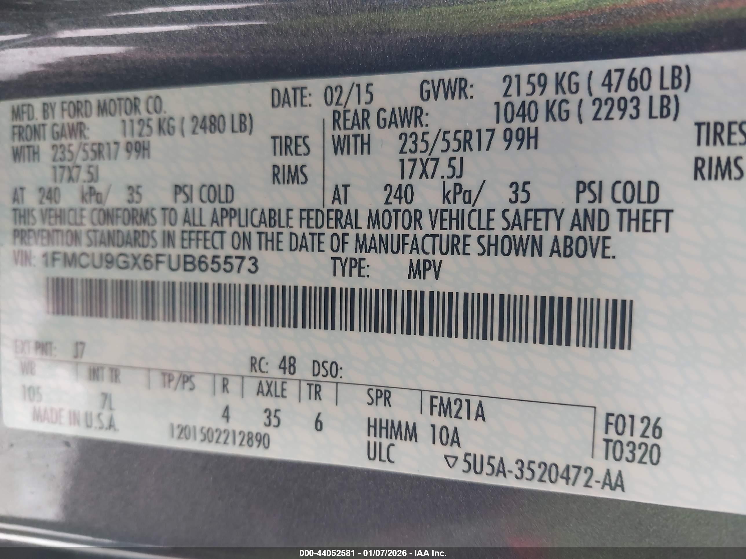 FORD ESCAPE image 9