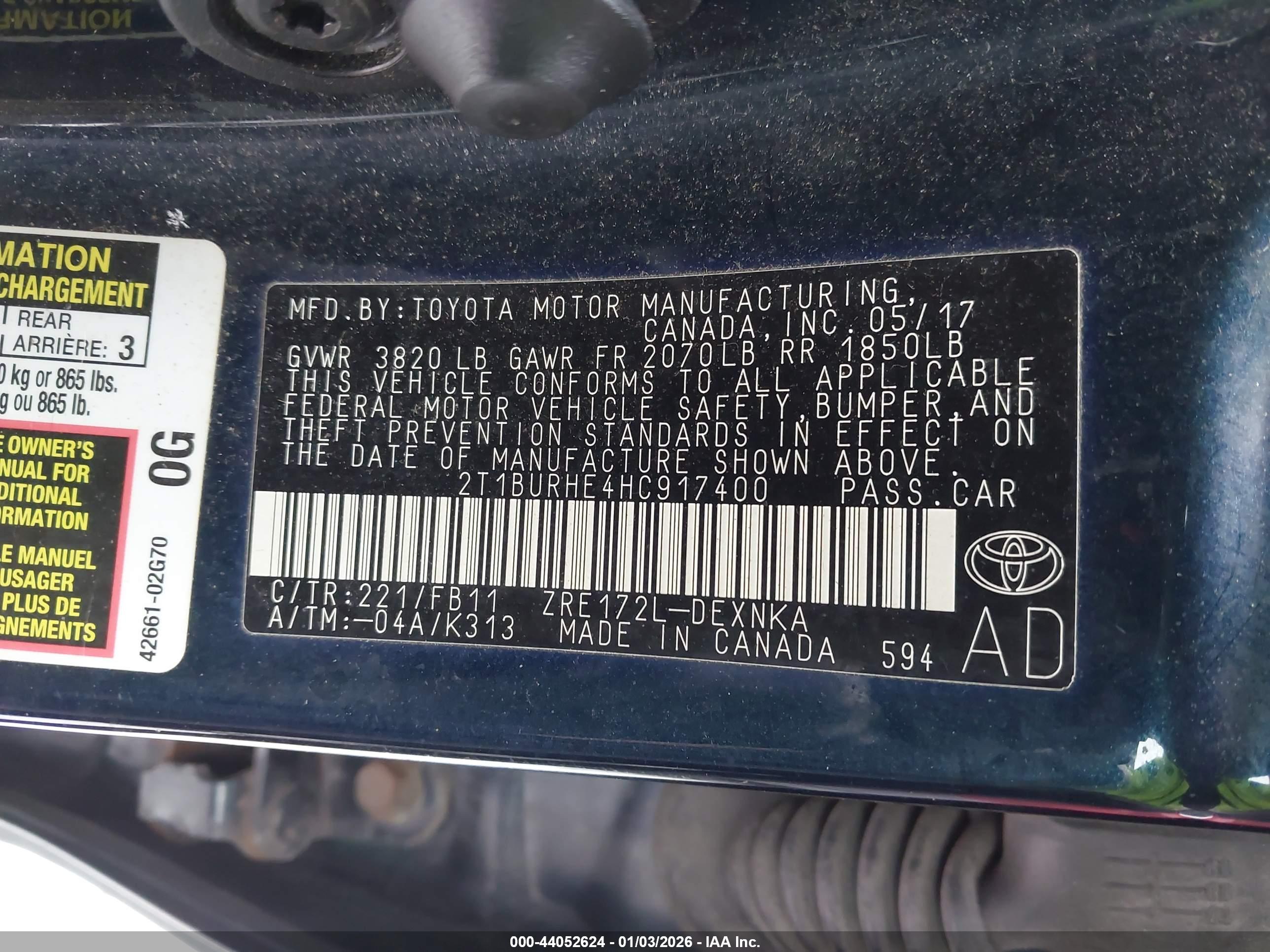 TOYOTA COROLLA image 9