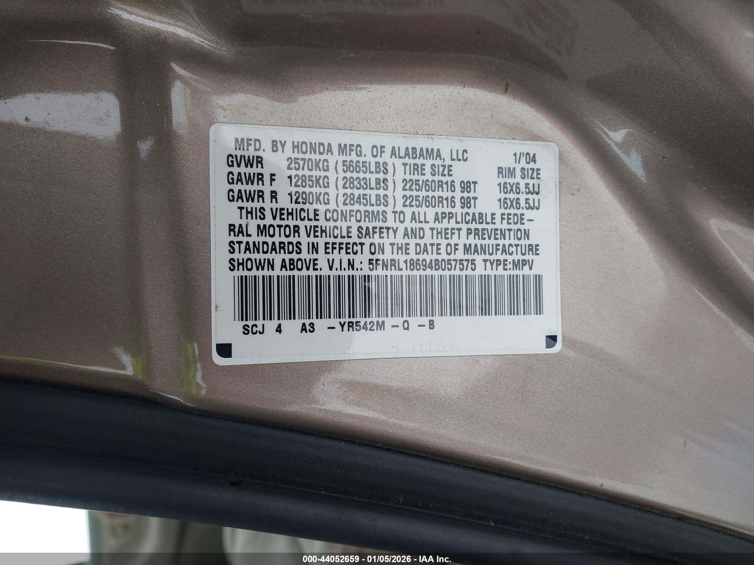 HONDA ODYSSEY image 9