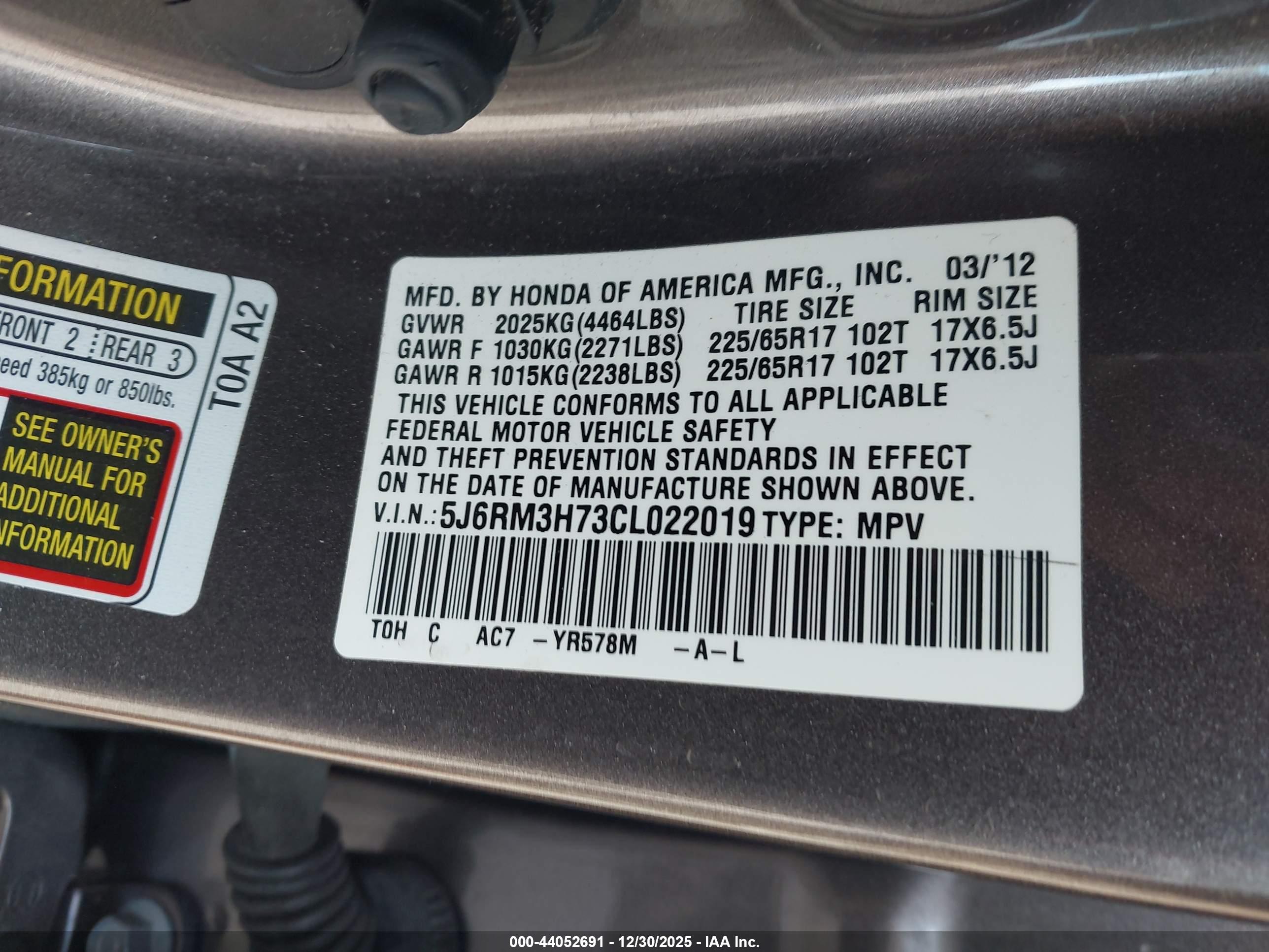 HONDA CR-V image 9
