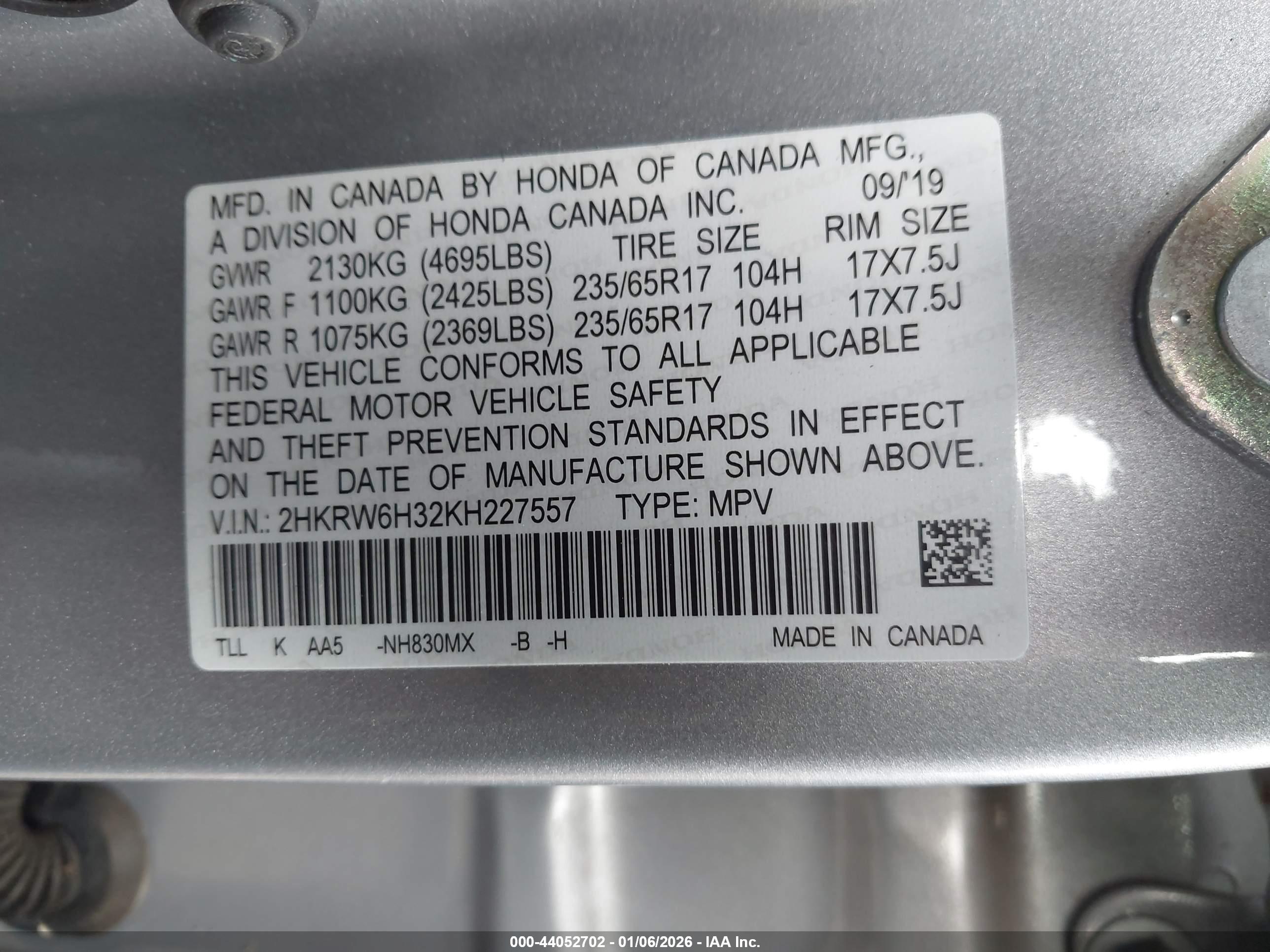 HONDA CR-V image 9