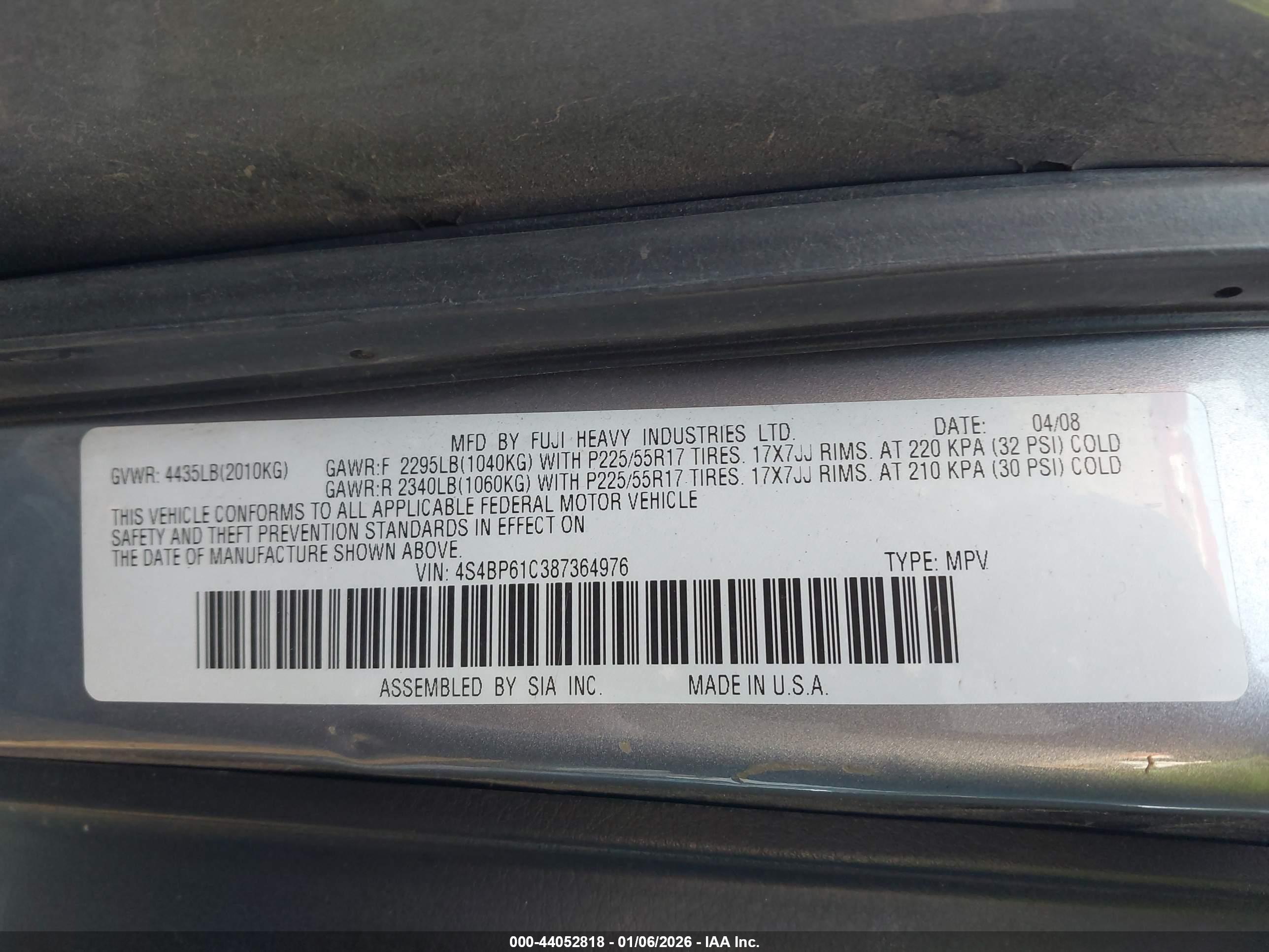SUBARU OUTBACK image 9