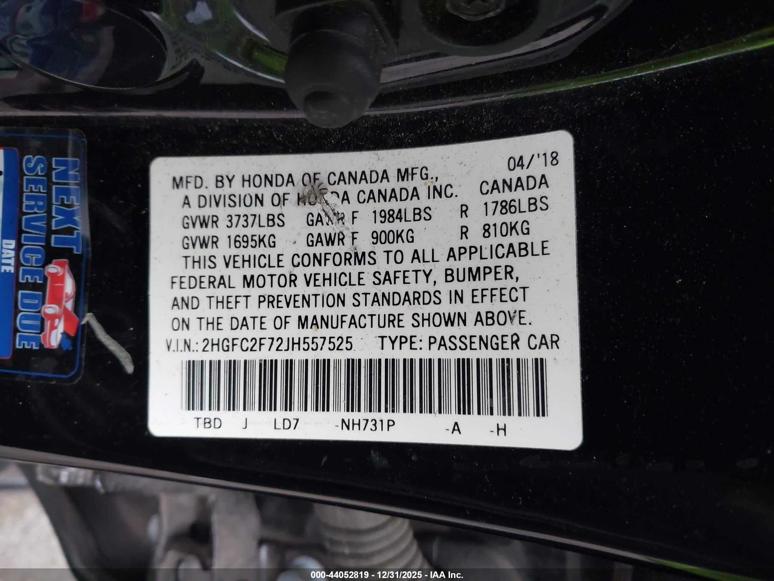 HONDA CIVIC image 9