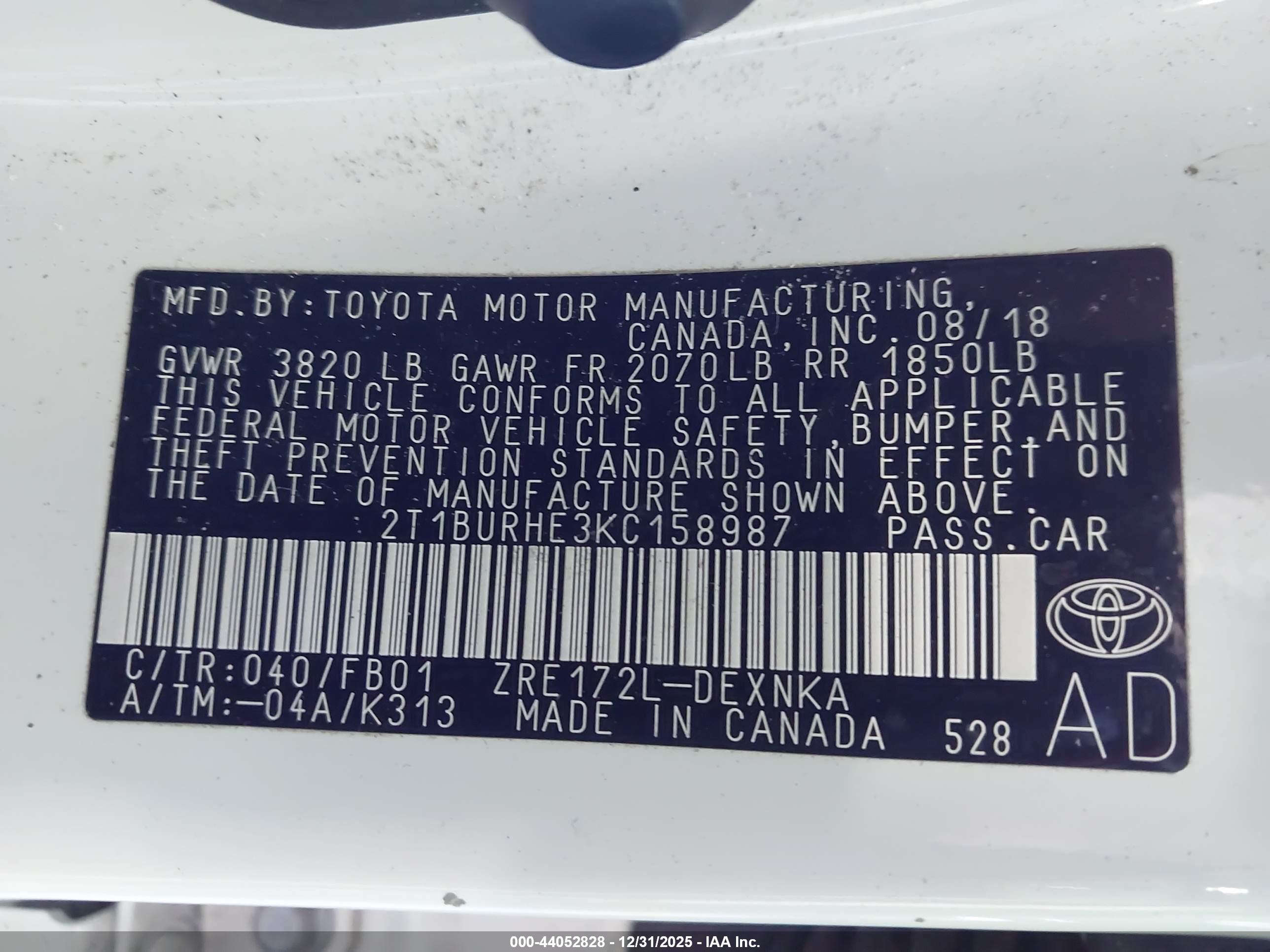 TOYOTA COROLLA image 9