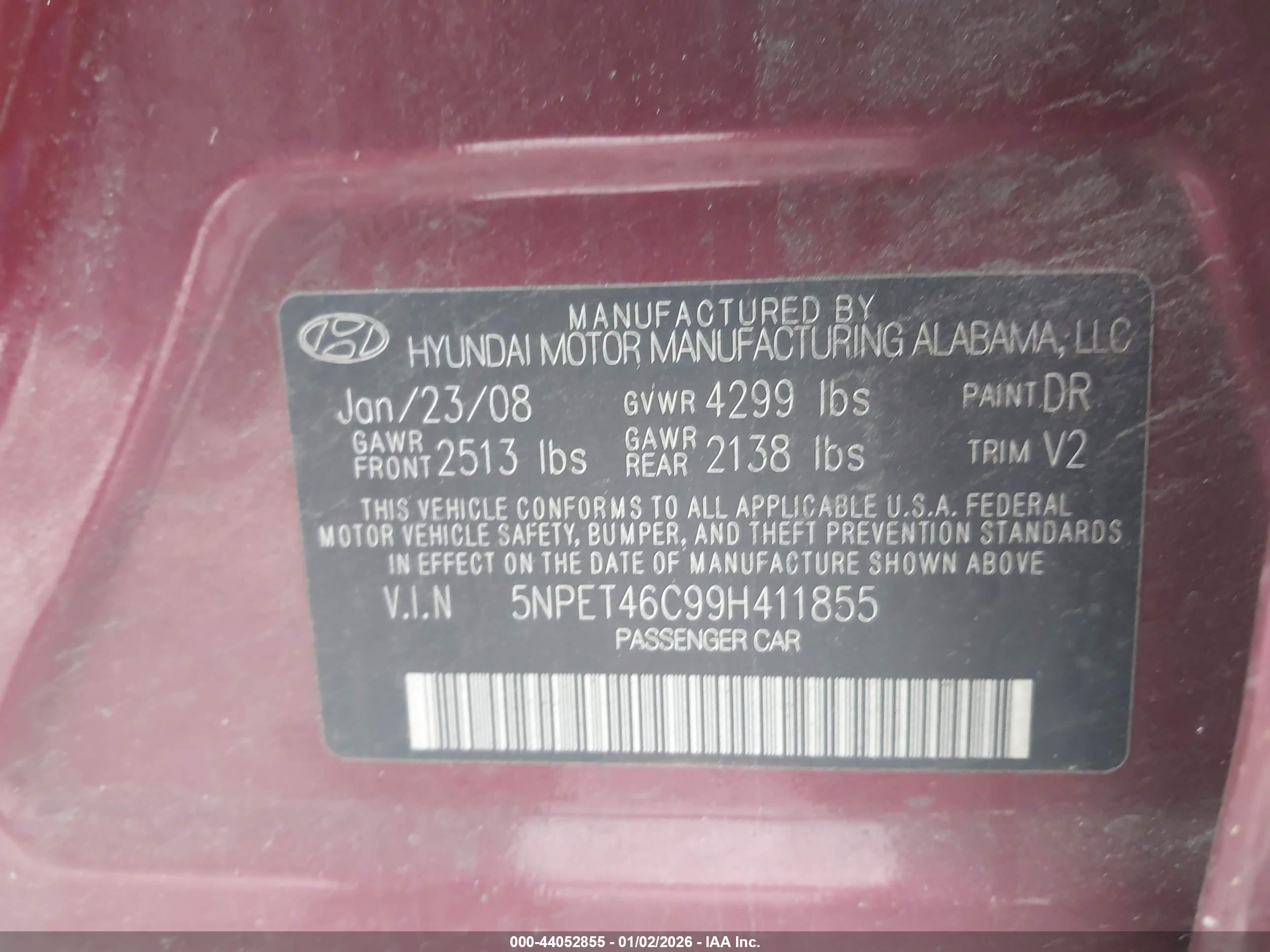 HYUNDAI SONATA image 9