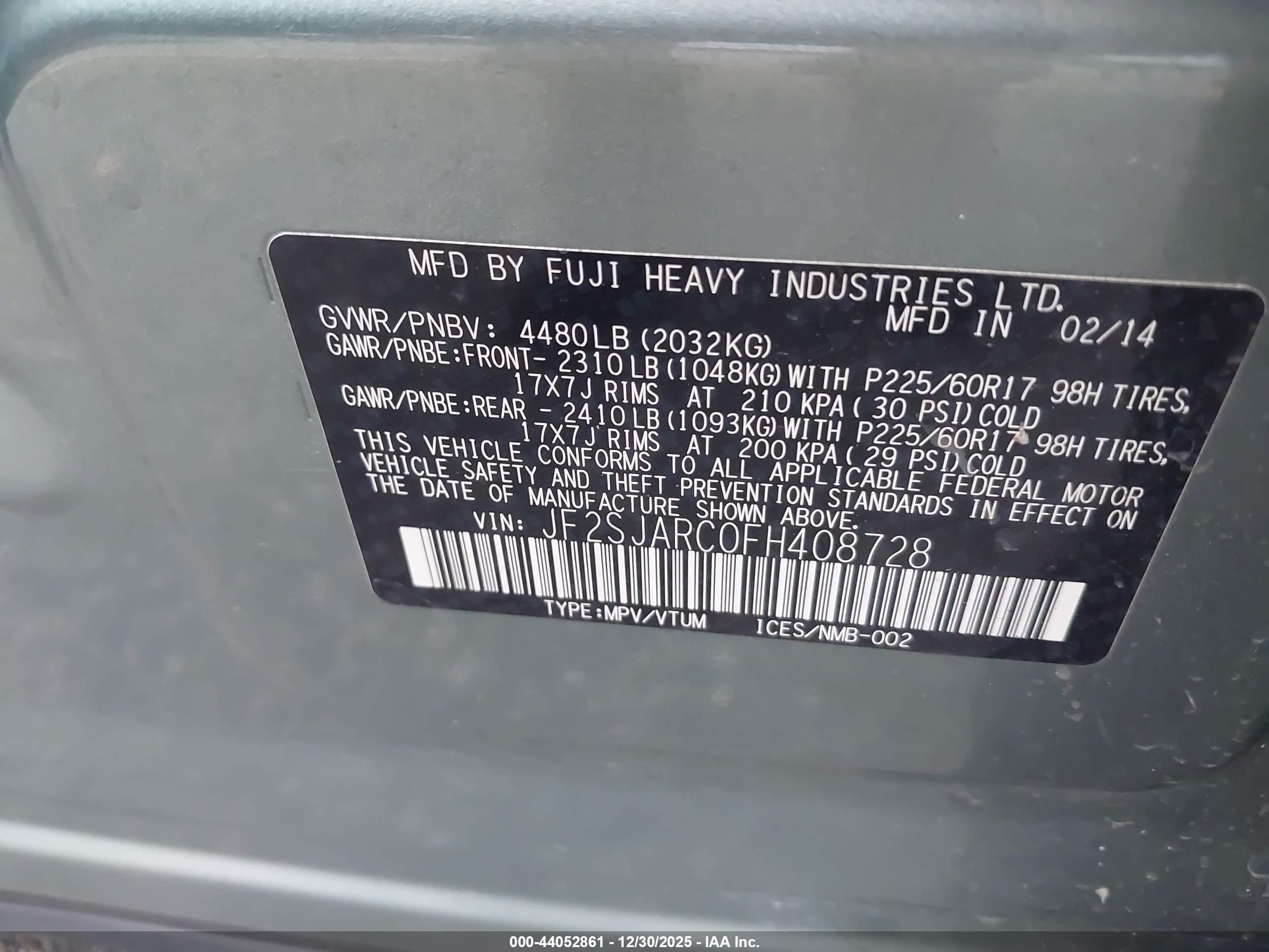 SUBARU FORESTER image 9