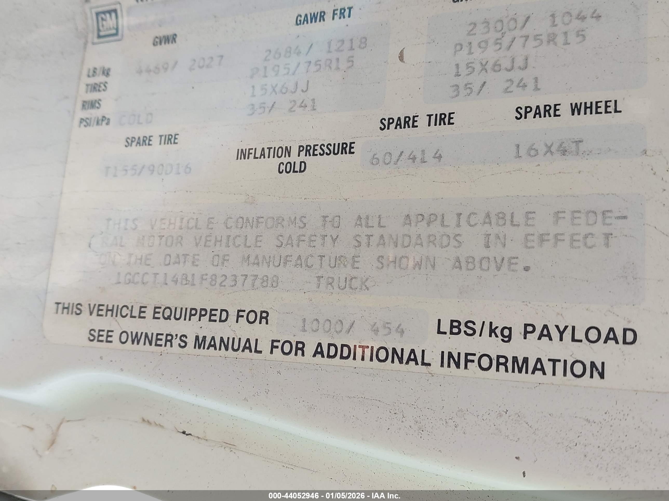 CHEVROLET S image 9