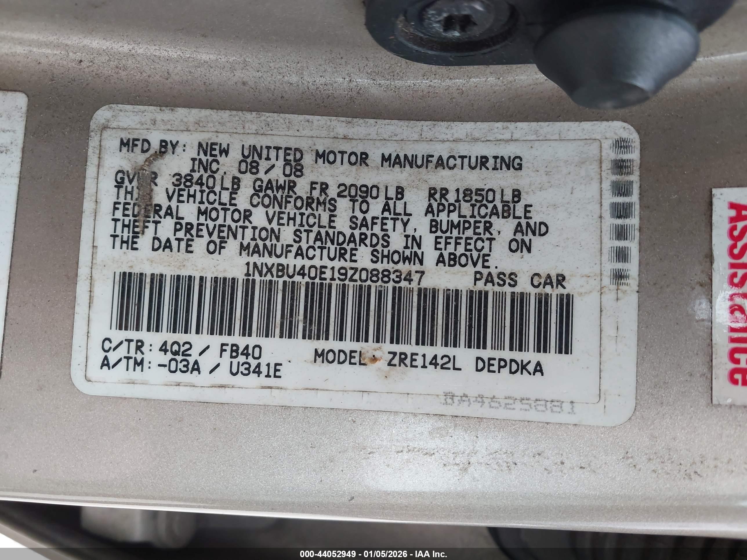TOYOTA COROLLA image 9