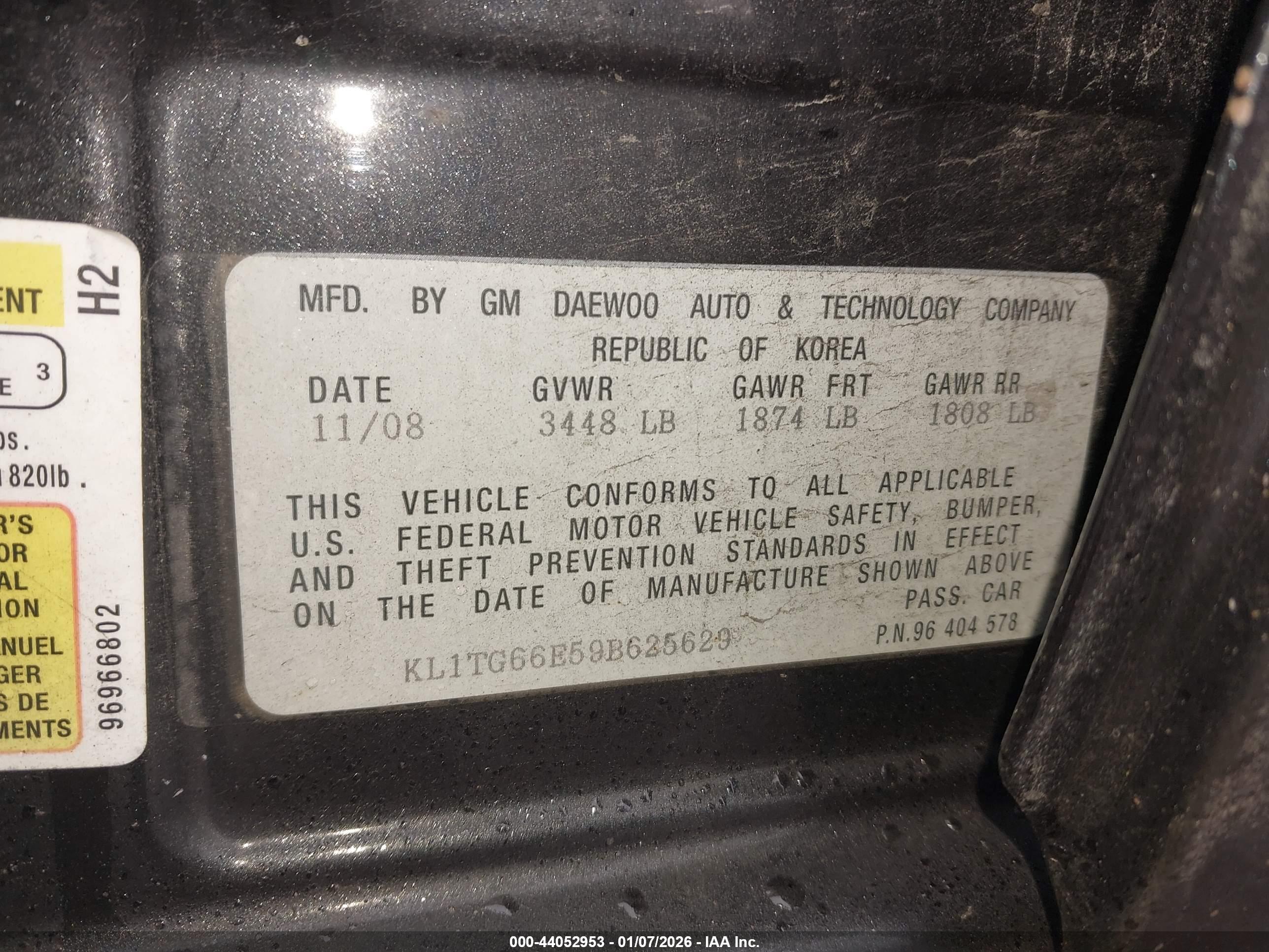 CHEVROLET AVEO image 9