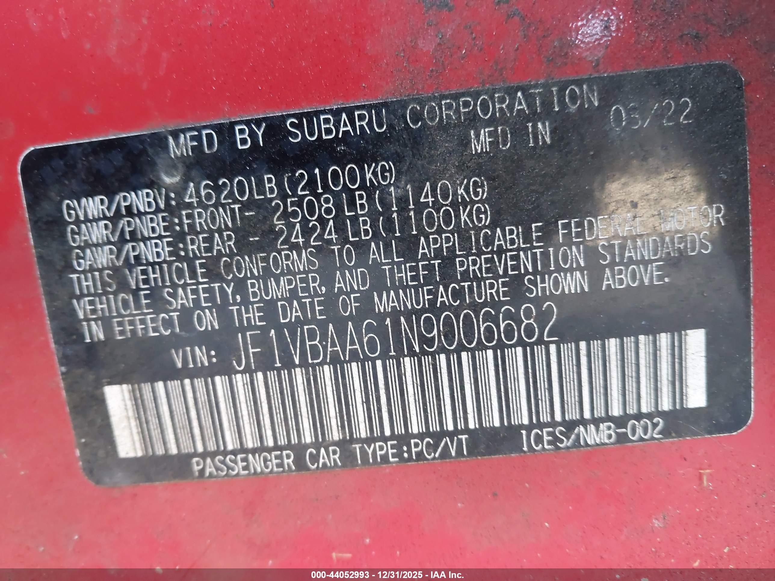 SUBARU WRX image 9