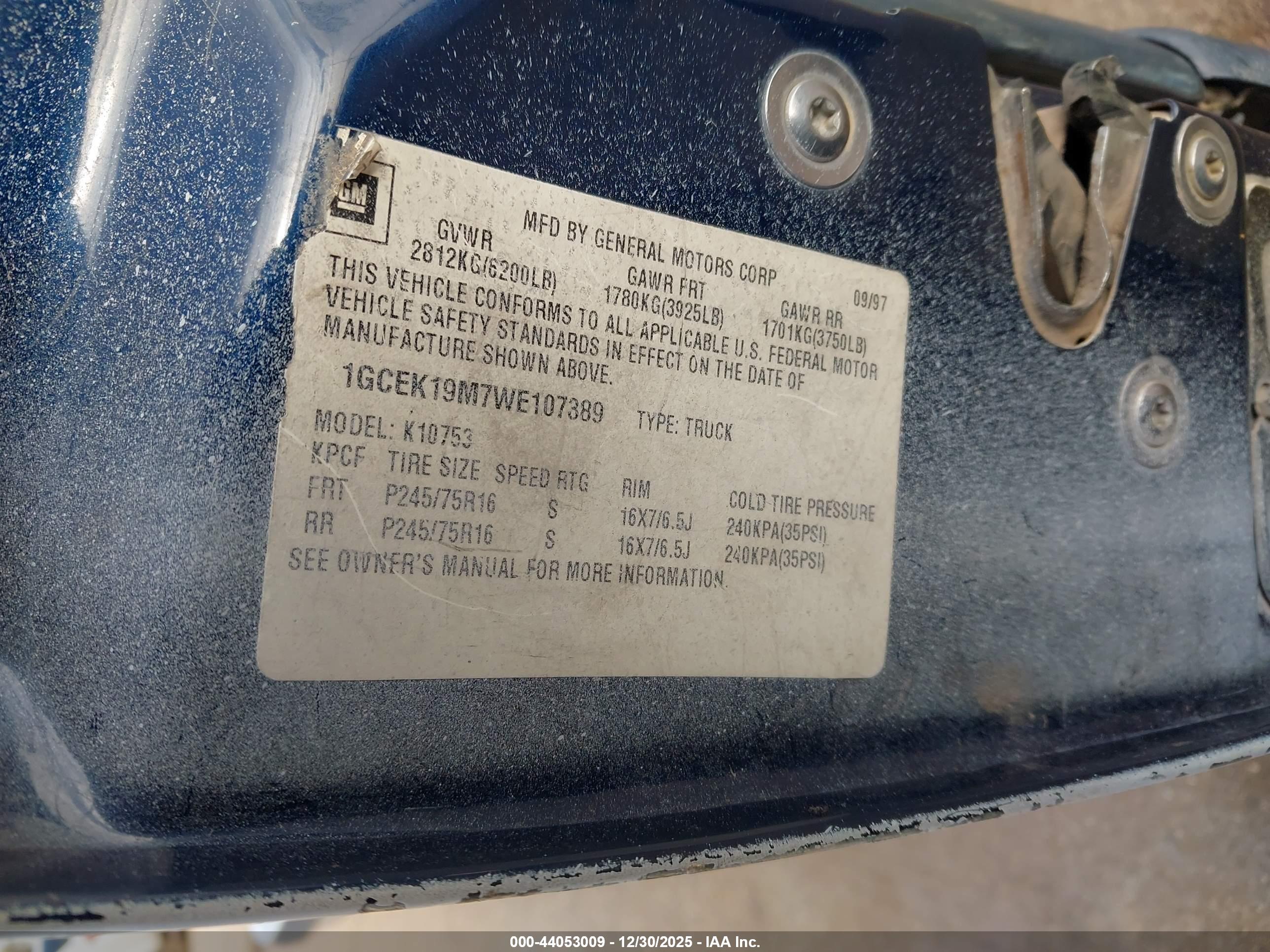 CHEVROLET K1500 image 9