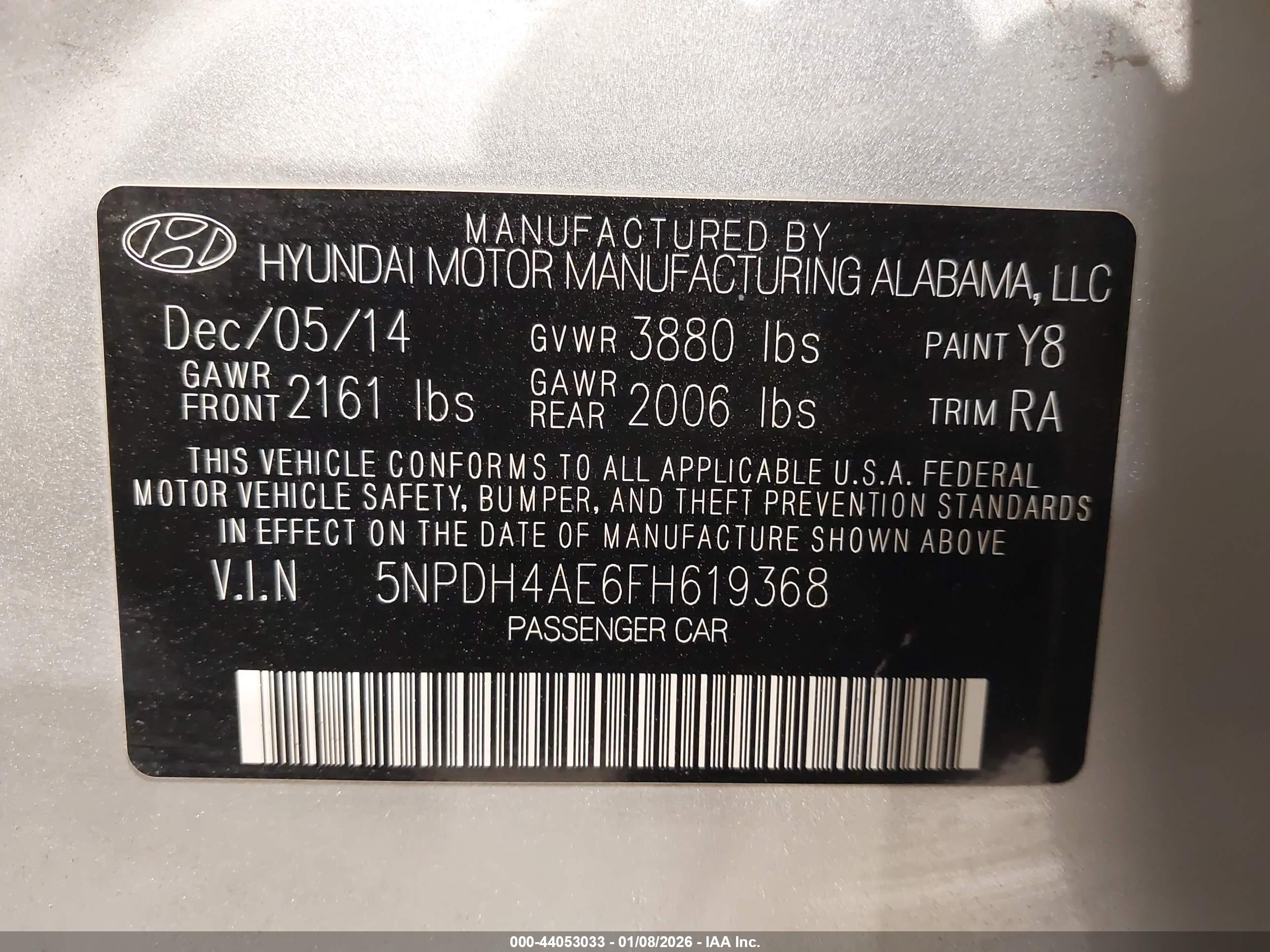 HYUNDAI ELANTRA image 9