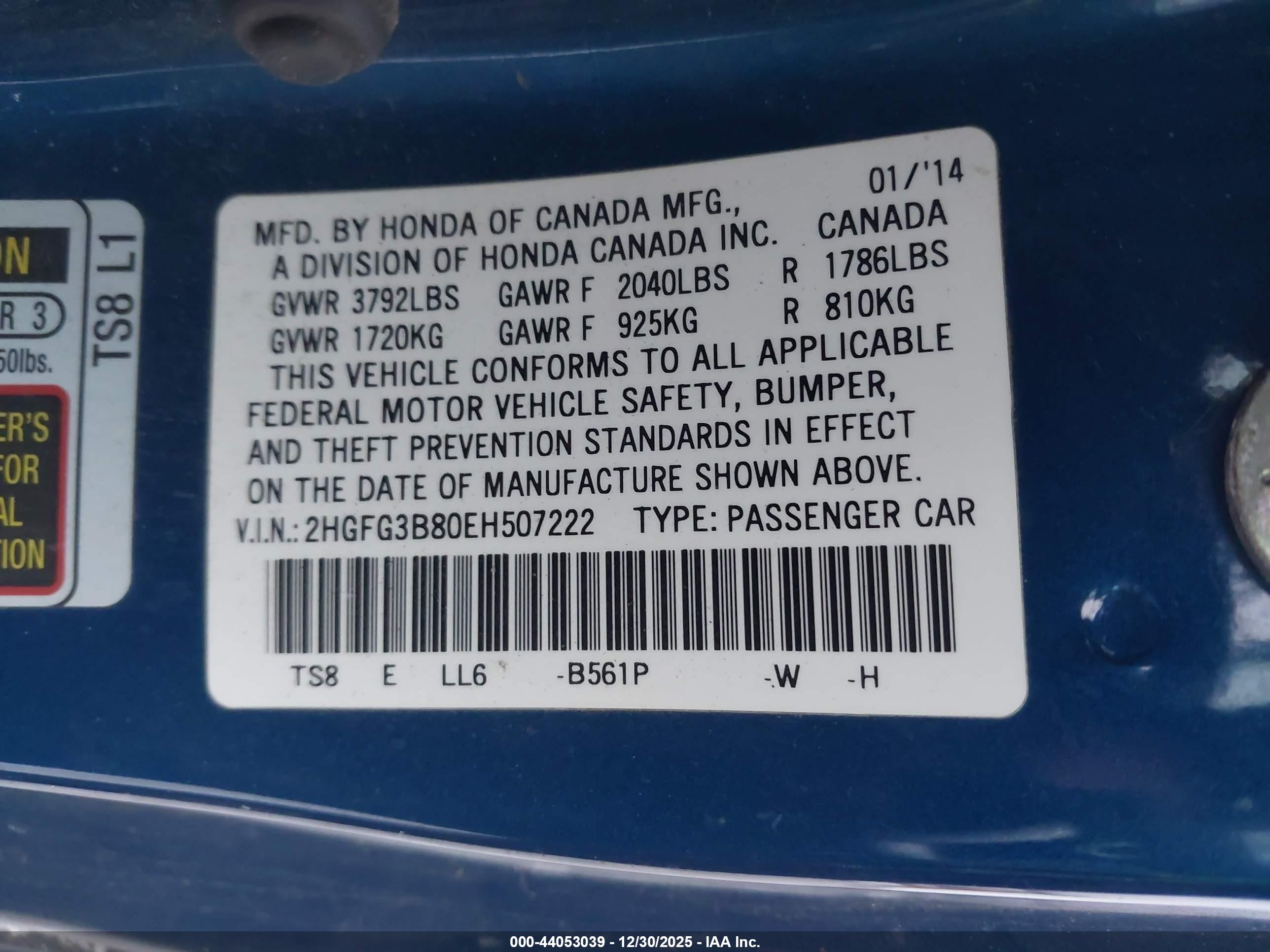 HONDA CIVIC image 9