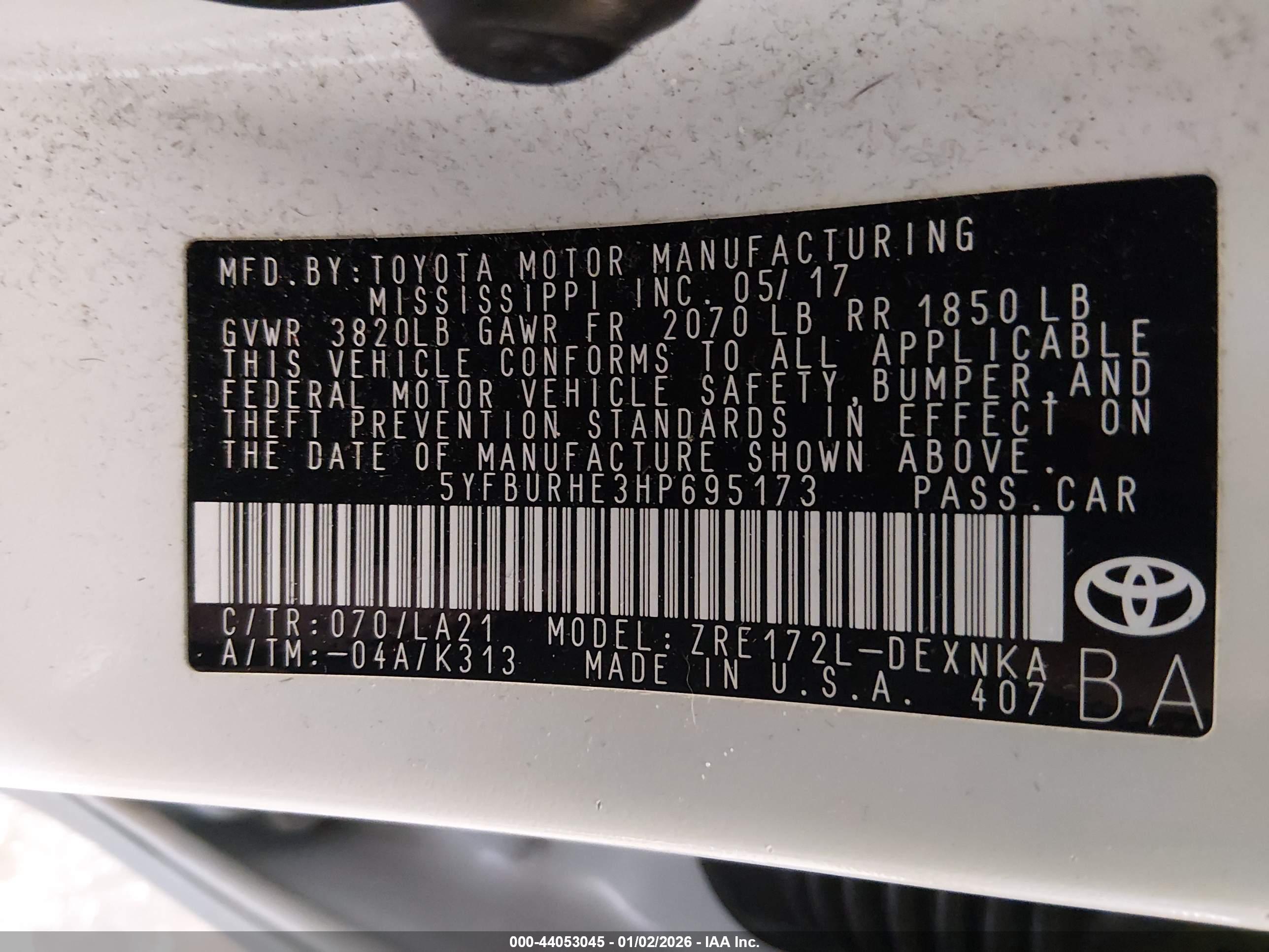 TOYOTA COROLLA image 9