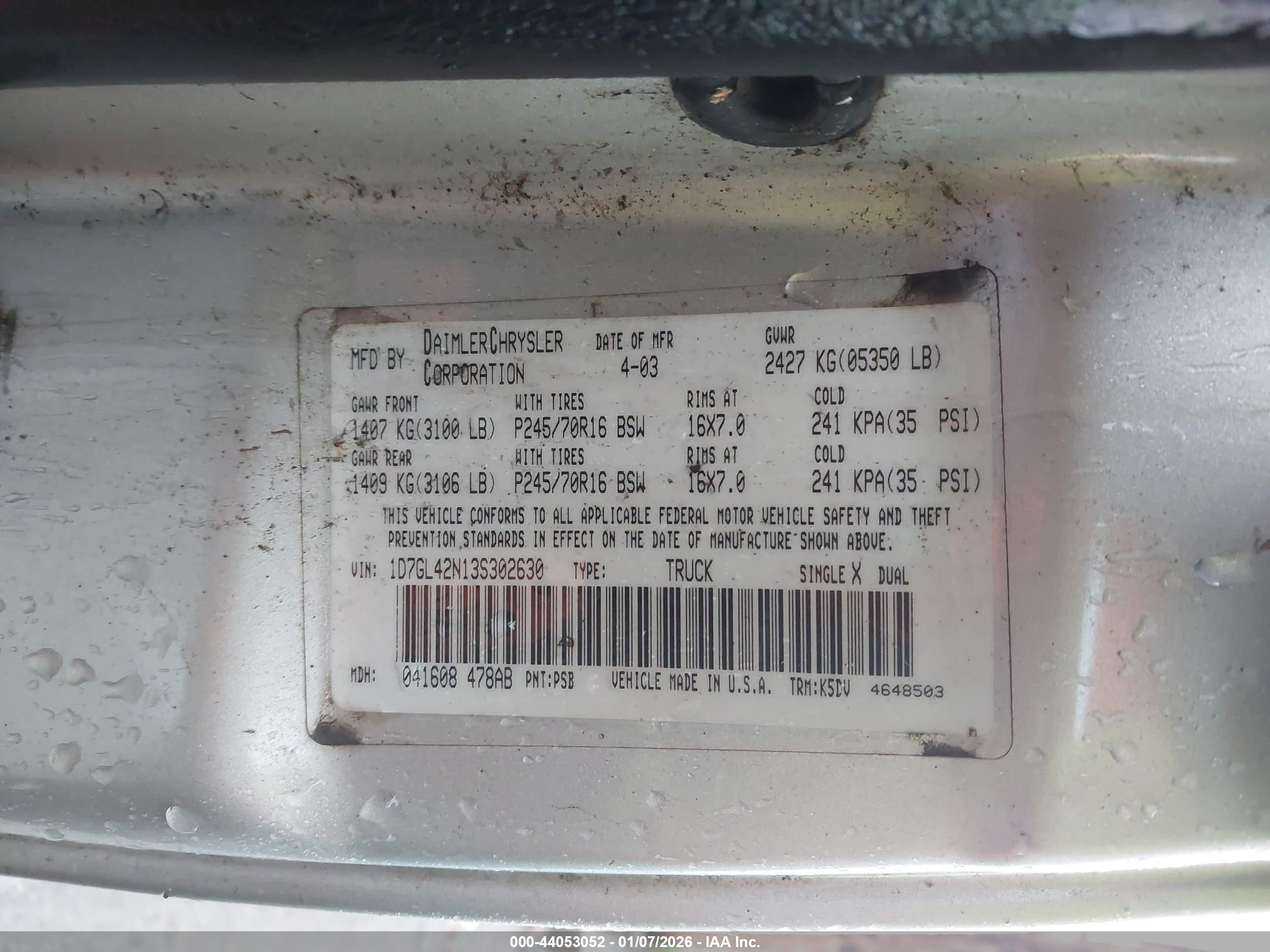 DODGE DAKOTA image 9