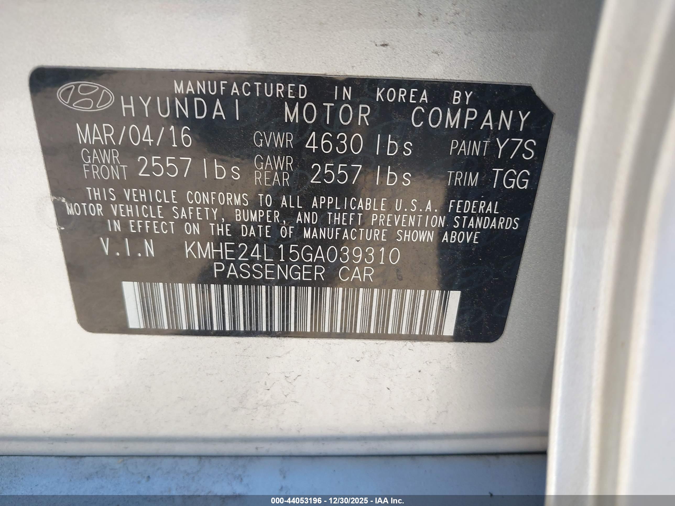 HYUNDAI SONATA image 9