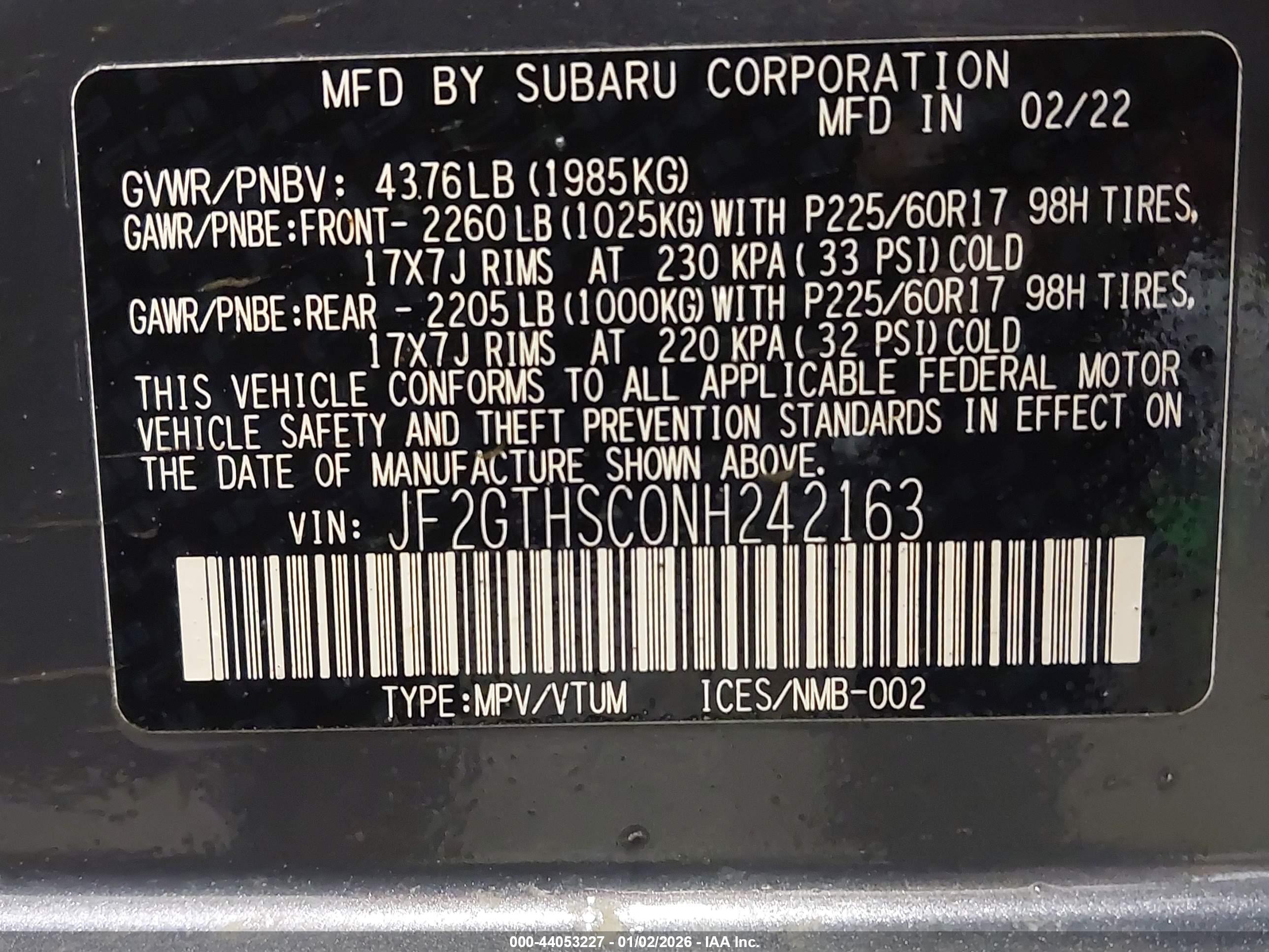 SUBARU CROSSTREK image 9